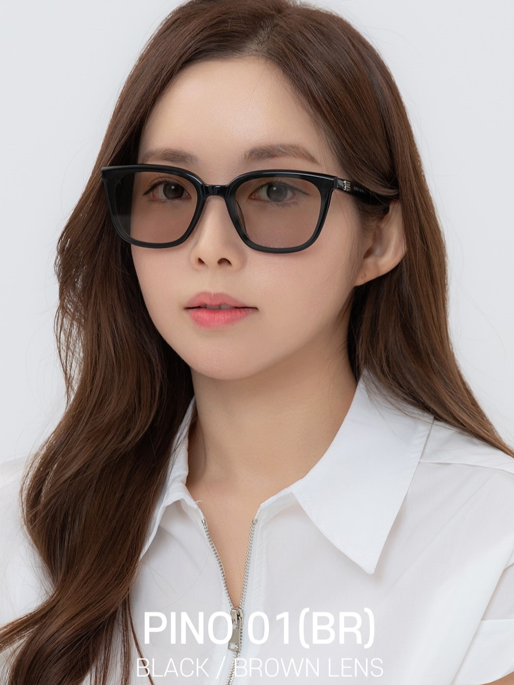 MẮT KÍNH GM GENTLE MONSTER PINO 01(BR) BROWN LENSES BLACK ACETATE FRAME 9