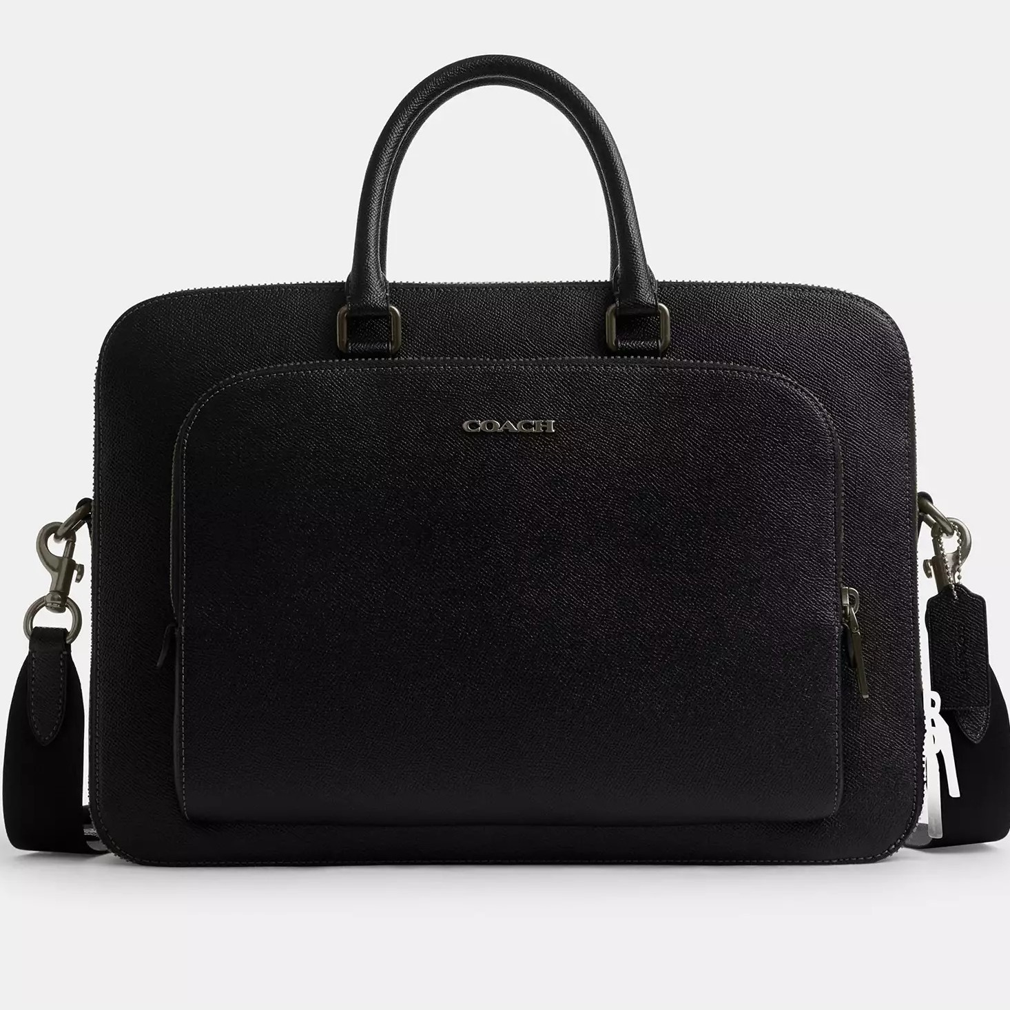 TÚI XÁCH CÔNG SỞ COACH ETHAN BRIEF BLACK CROSSGRAIN LEATHER CR275 1