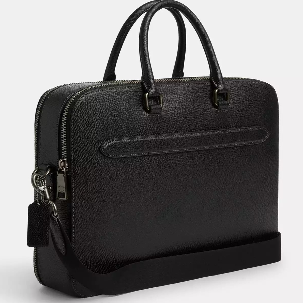 TÚI XÁCH CÔNG SỞ COACH ETHAN BRIEF BLACK CROSSGRAIN LEATHER CR275 3