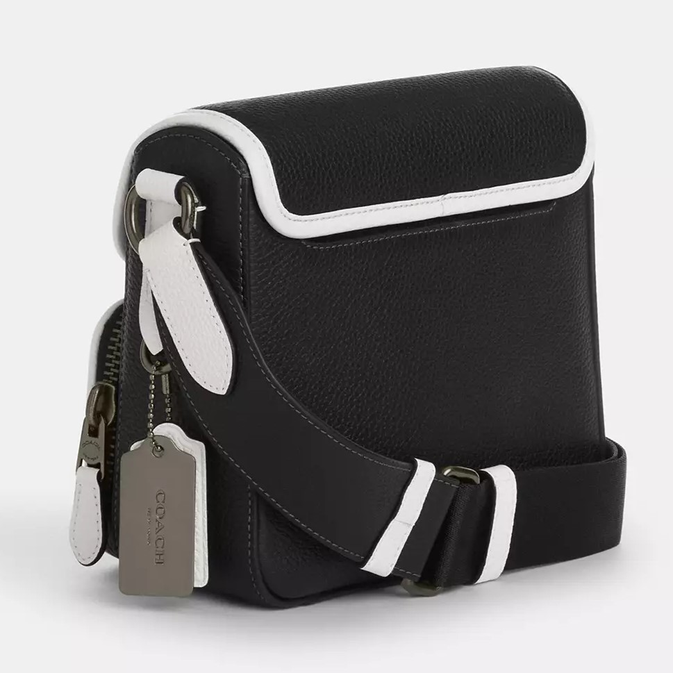 TÚI ĐEO CHÉO NAM COACH SULLIVAN FLAP CROSSBODY BLACK CP043 1