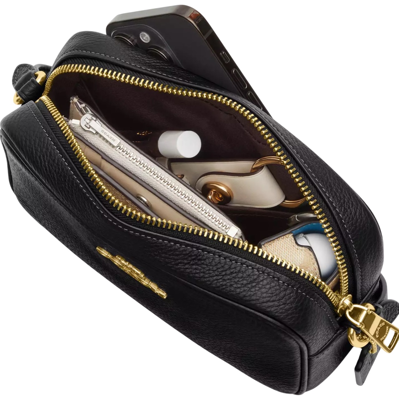 Túi Coach Mini Jamie Camera Bag Signature Canvas Silver Hay CY752 2