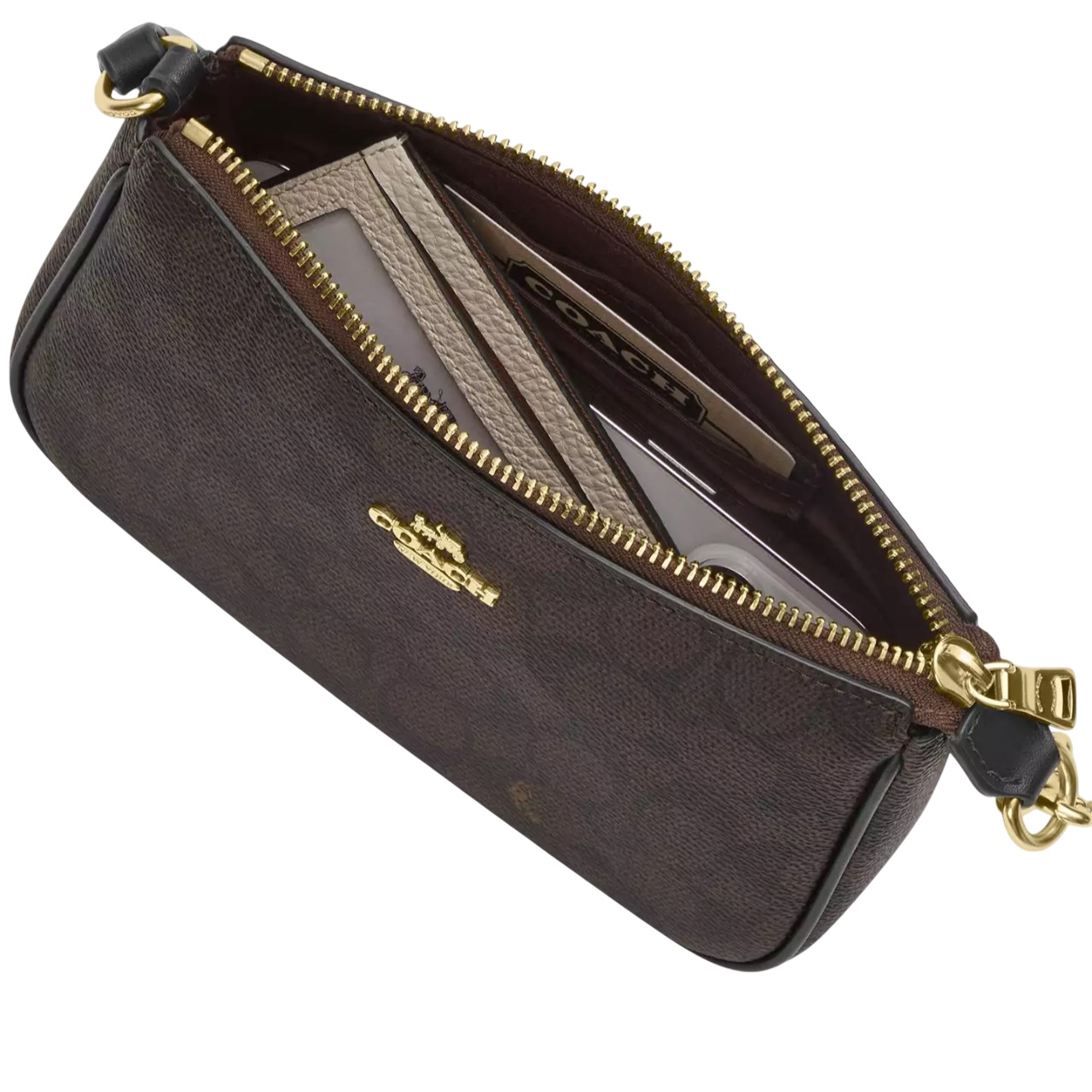 Túi Coach Nolita 19 In Signature Canvas With Floral Print Sand Multi CAQ19 1
