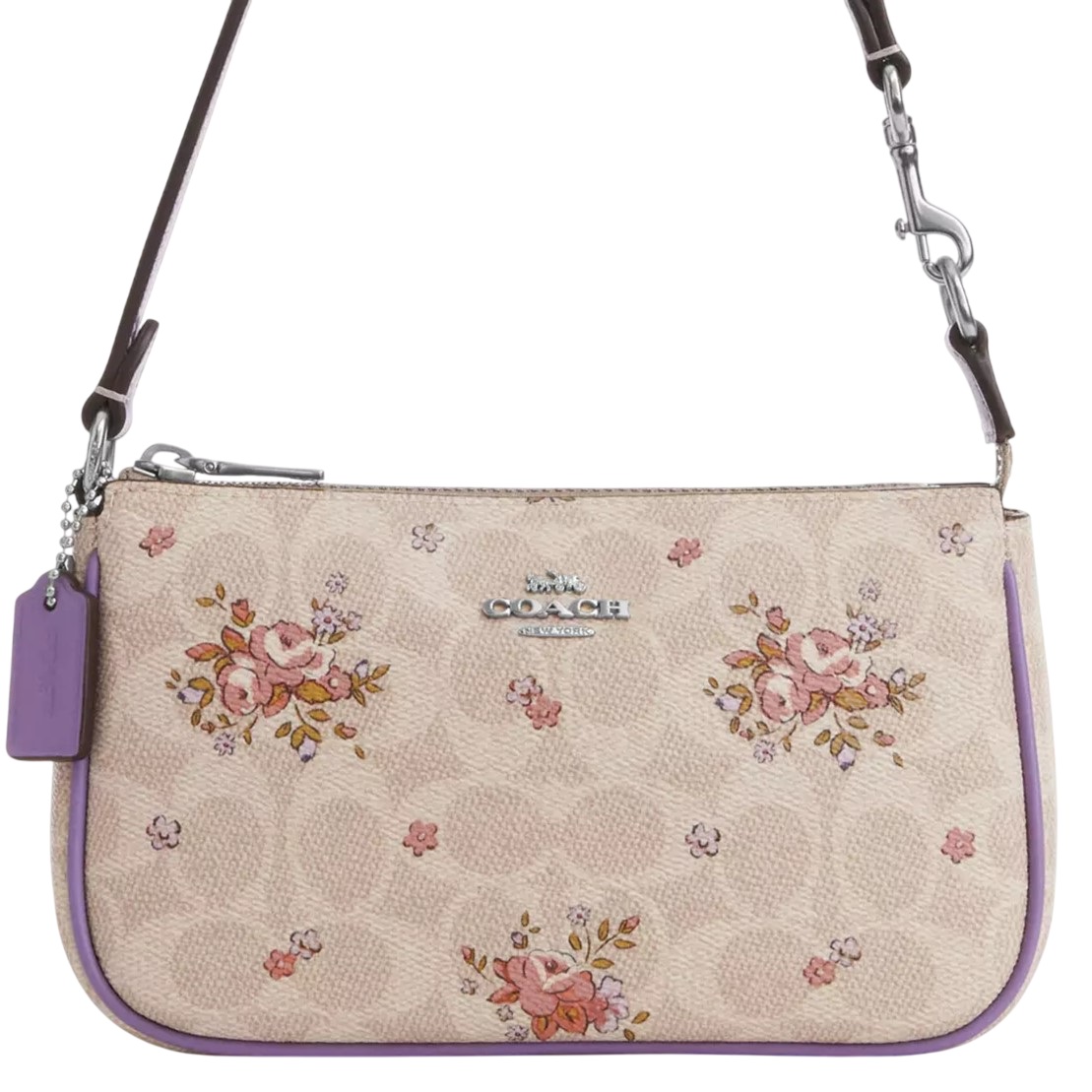 Túi Coach Nolita 19 In Signature Canvas With Floral Print Sand Multi CAQ19 5