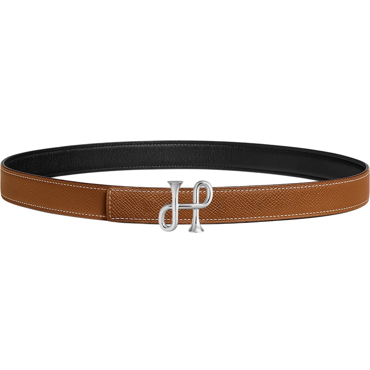 Thắt lưng nữ Hermes Cor Baroque Belt Buckle Reversible Leather Strap Gold 24 mm 2