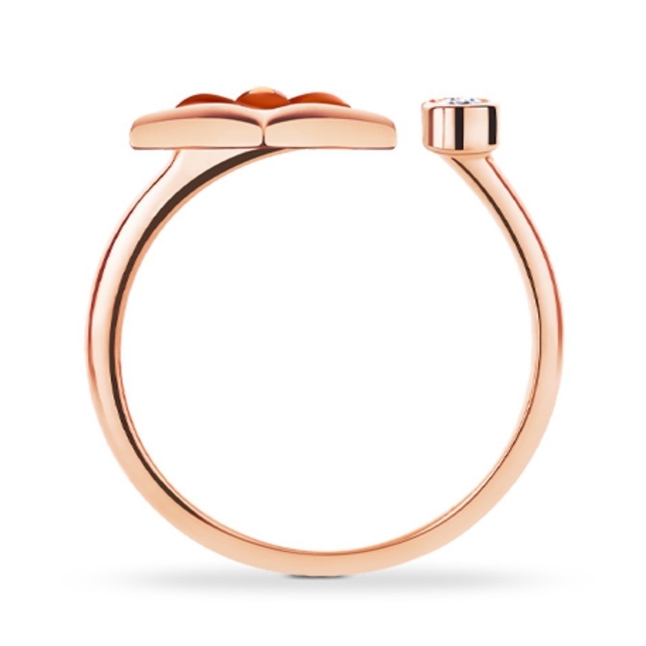 Nhẫn Louis Vuitton Colour Blossom Mini Star Ring Cornelian and Diamond 4