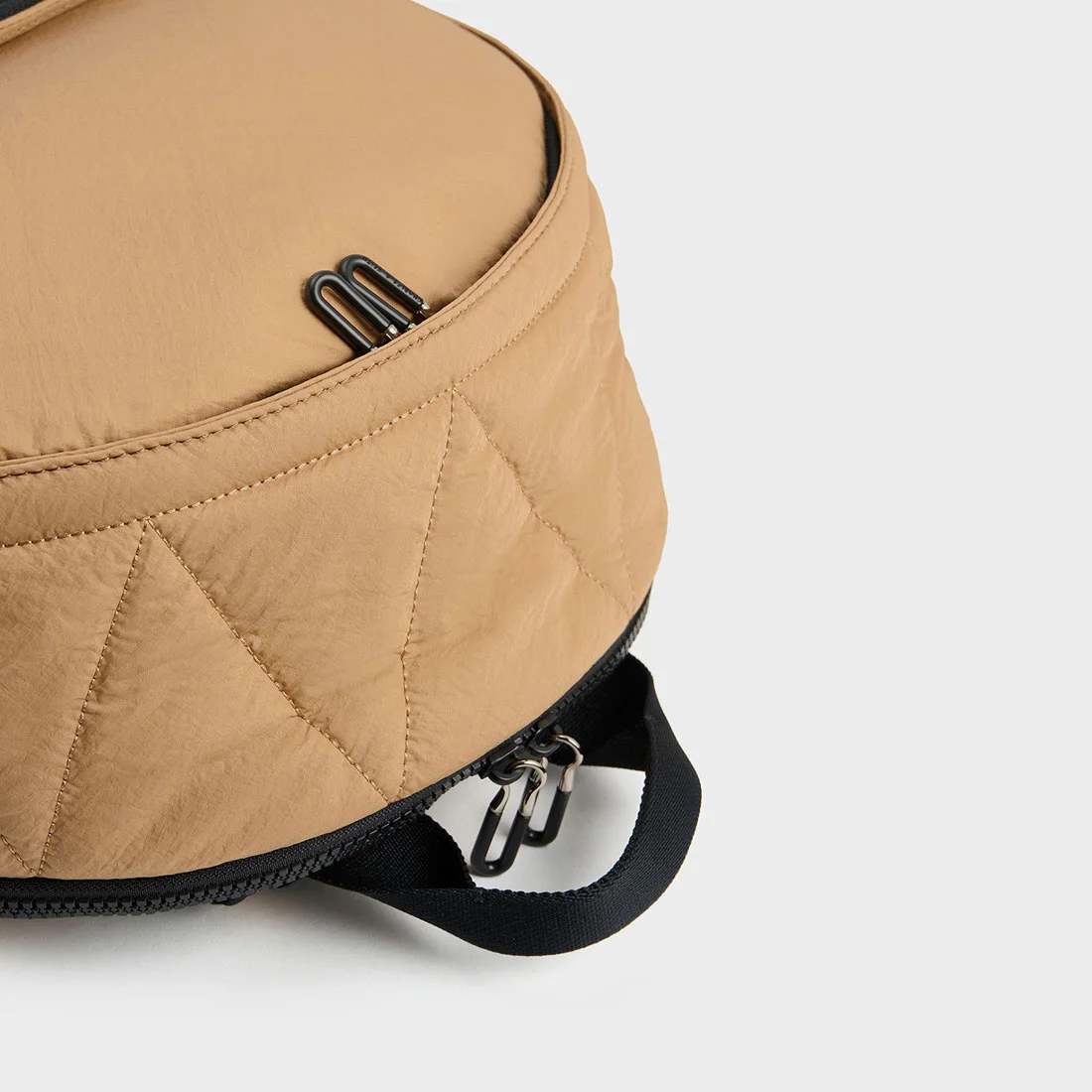 Balô CNK Charles Keith Soleil Nylon Backpack Camel CK2-60671589 1