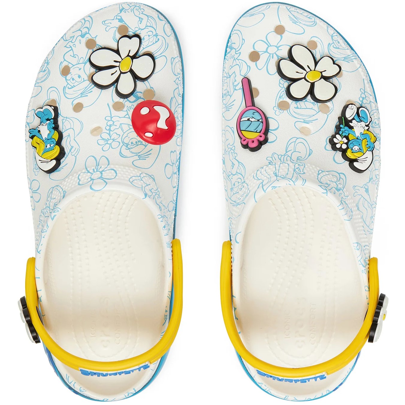 Giày Crocs Unisex Smurfs Platform Clog 210822-90H 7