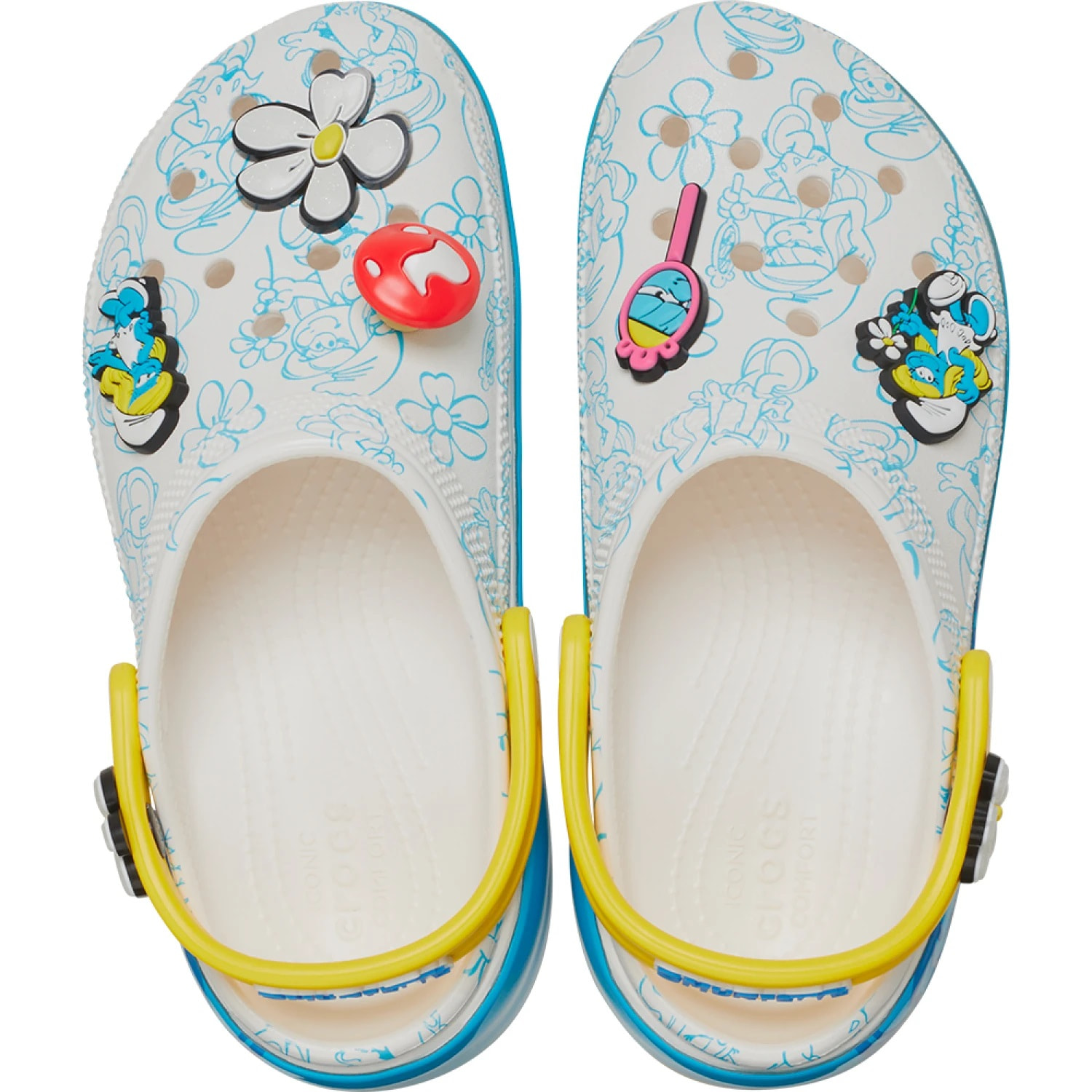 Giày Crocs Unisex Smurfs Platform Clog 210822-90H 8