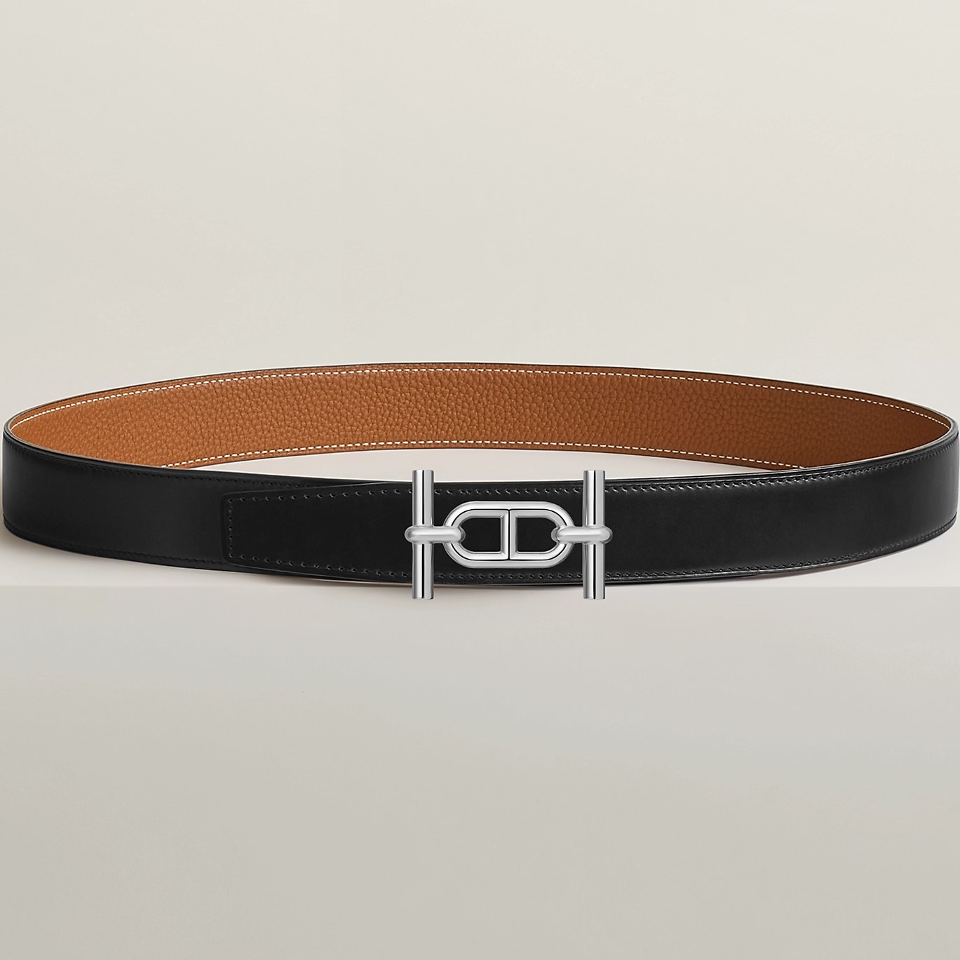 Dây nịt Hermes Ancre Belt Buckle Reversible Leather Strap 32 mm 2
