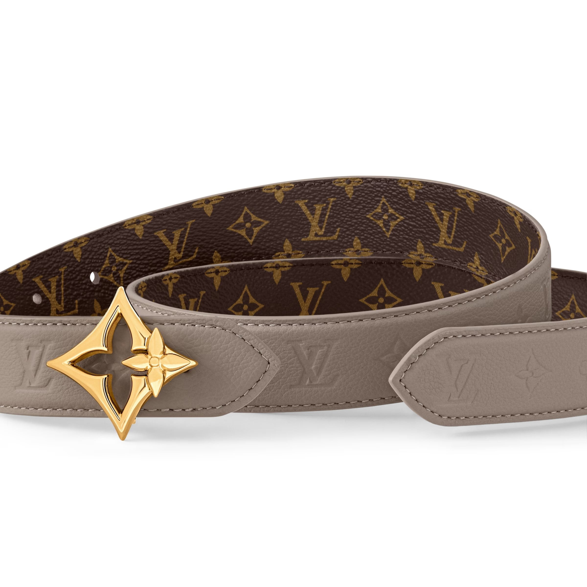 Thắt Lưng Hai Mặt LV Louis Vuitton Flowergram Ard 30mm 3