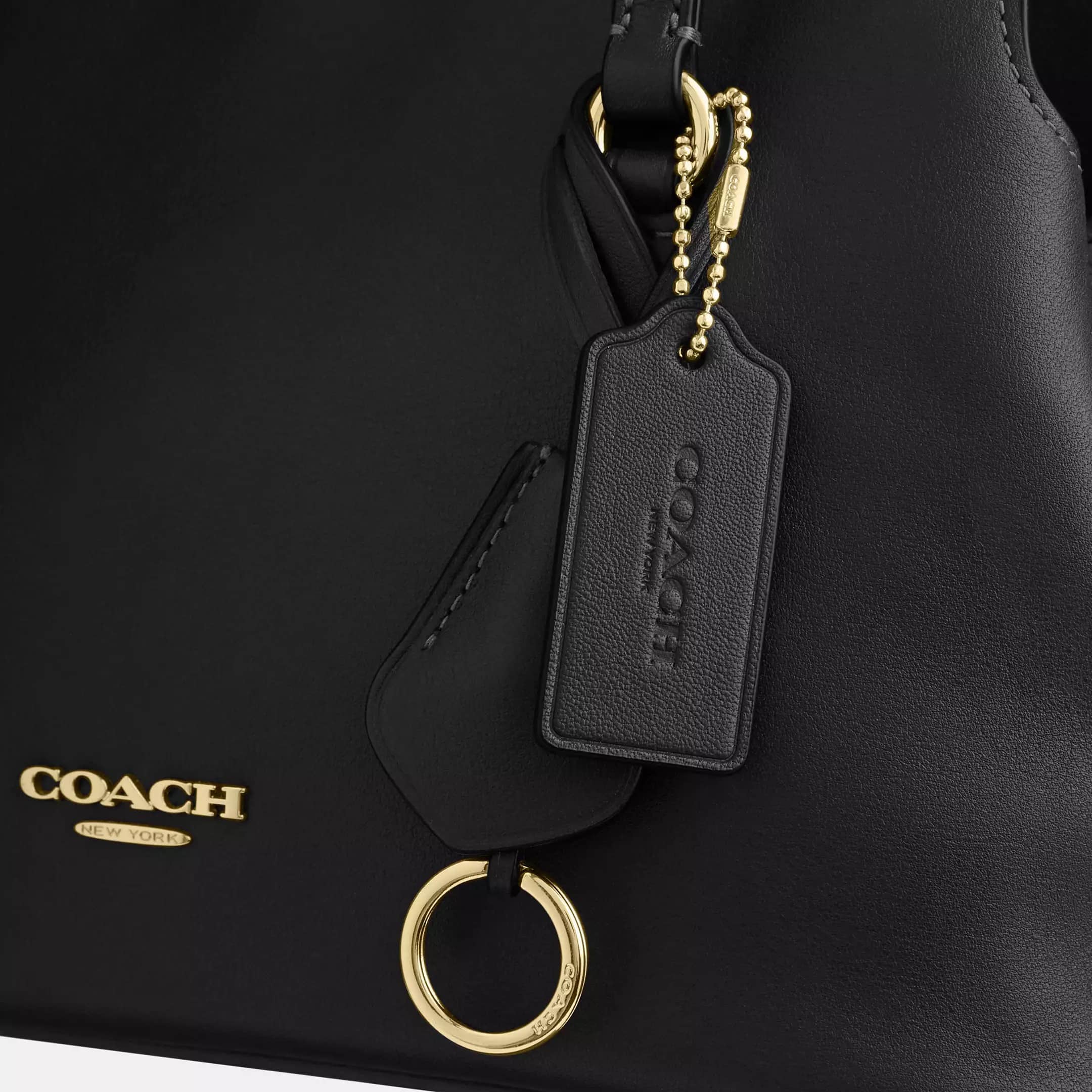 Túi đeo vai Coach Elise Shoulder Bag Black CFP35 4