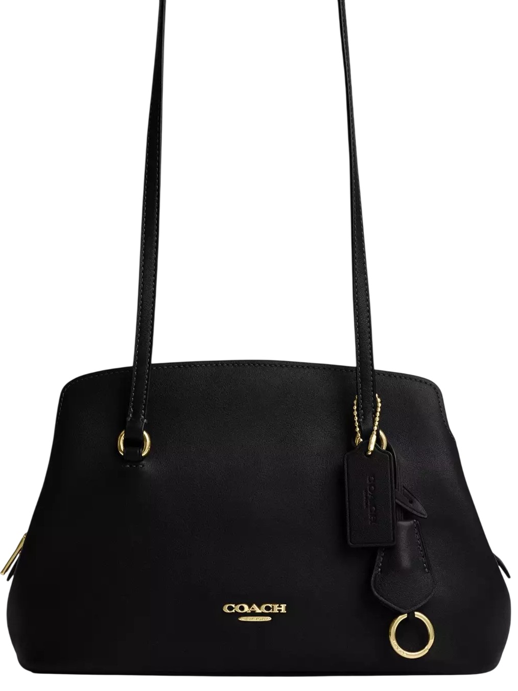 Túi đeo vai Coach Elise Shoulder Bag Black CFP35 1