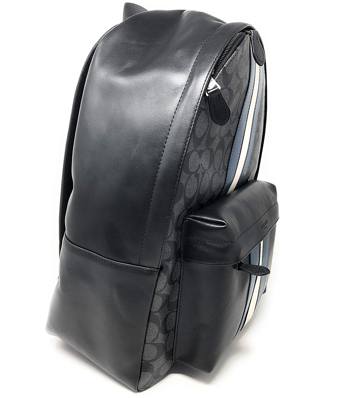 BALO COACH NAM CHARLES BACKPACK IN SIGNATURE CANVAS WITH VARSITY STRIPE 5