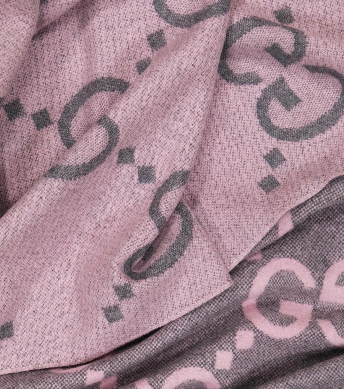 Khăn choàng Gucci GG Jacquard Cashmere Scarf 1