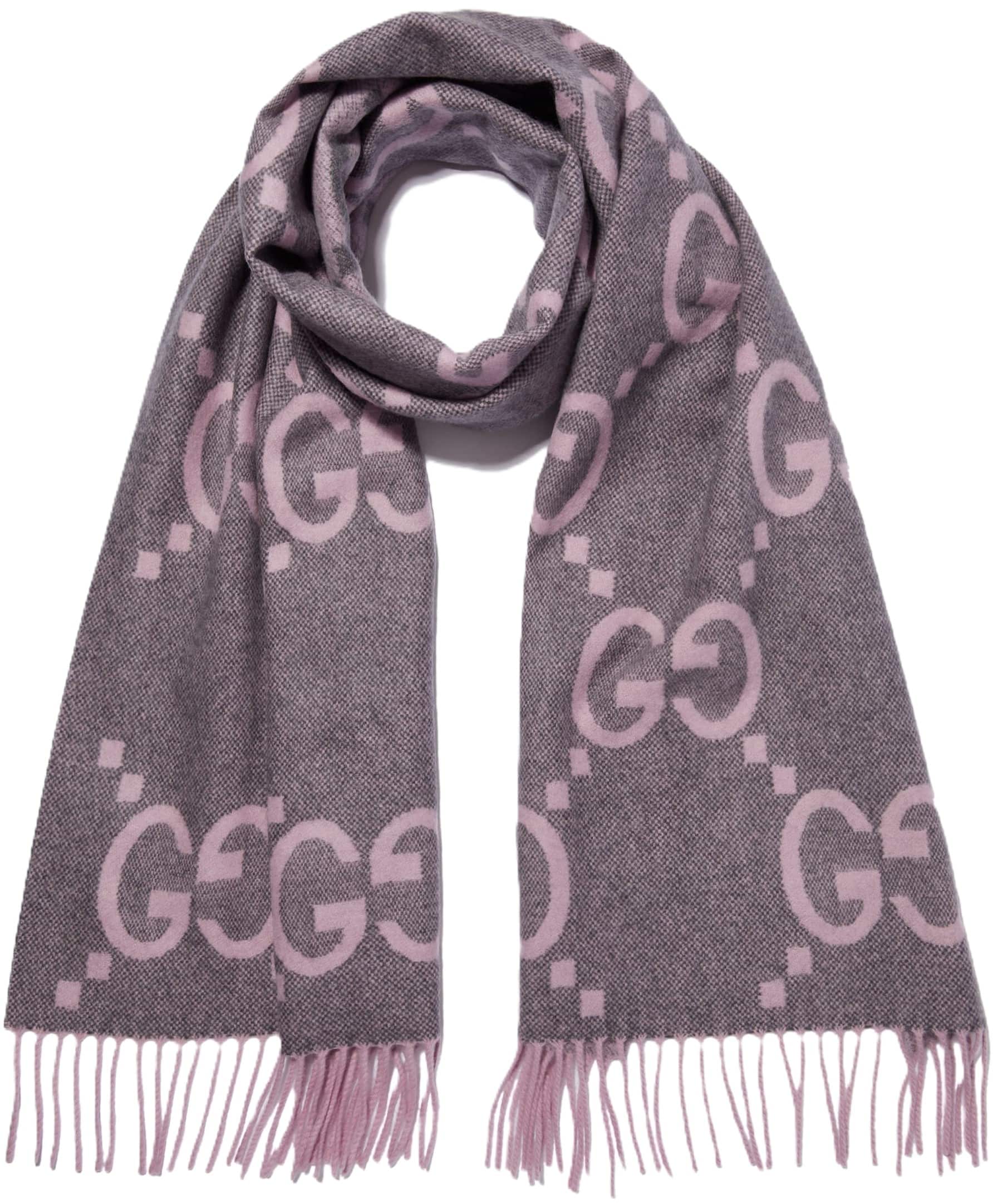 Khăn choàng Gucci GG Jacquard Cashmere Scarf 2