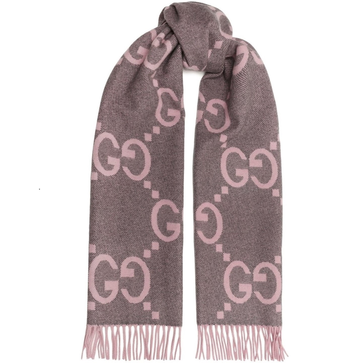 Khăn choàng Gucci GG Jacquard Cashmere Scarf 10