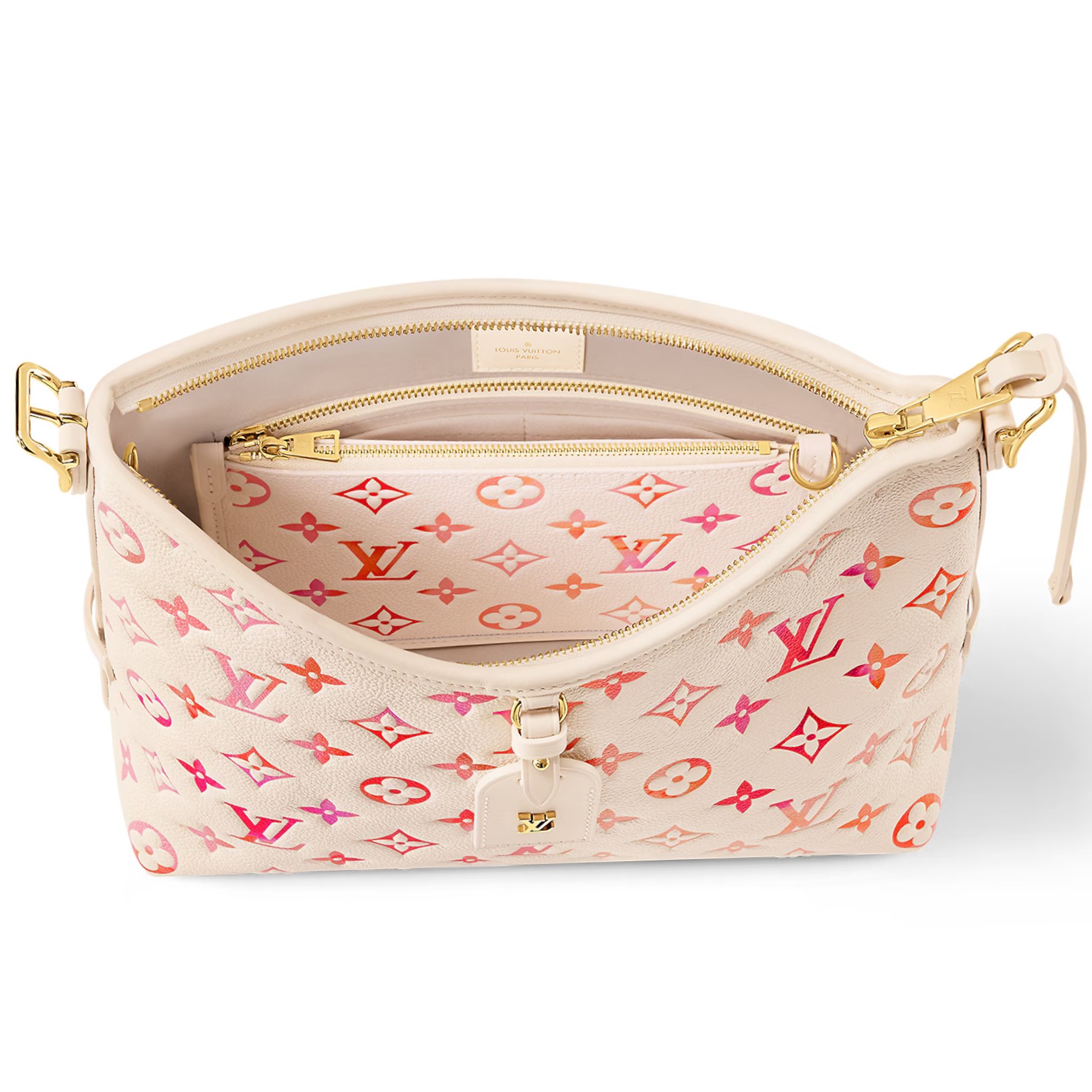 Túi Louis Vuitton CarryAll PM Sunrise Aquarelle Monogram Empreinte M2465 8