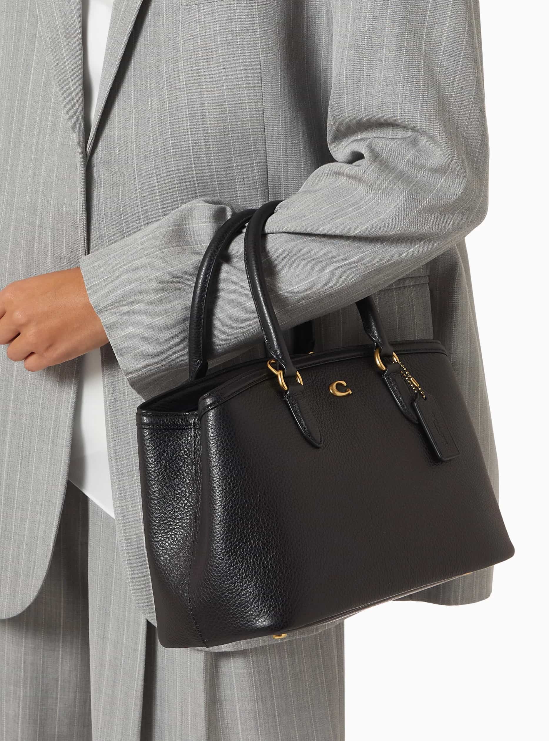 Túi Coach nữ Legacy Carryall 28 Refined Pebble Leather CU024 1