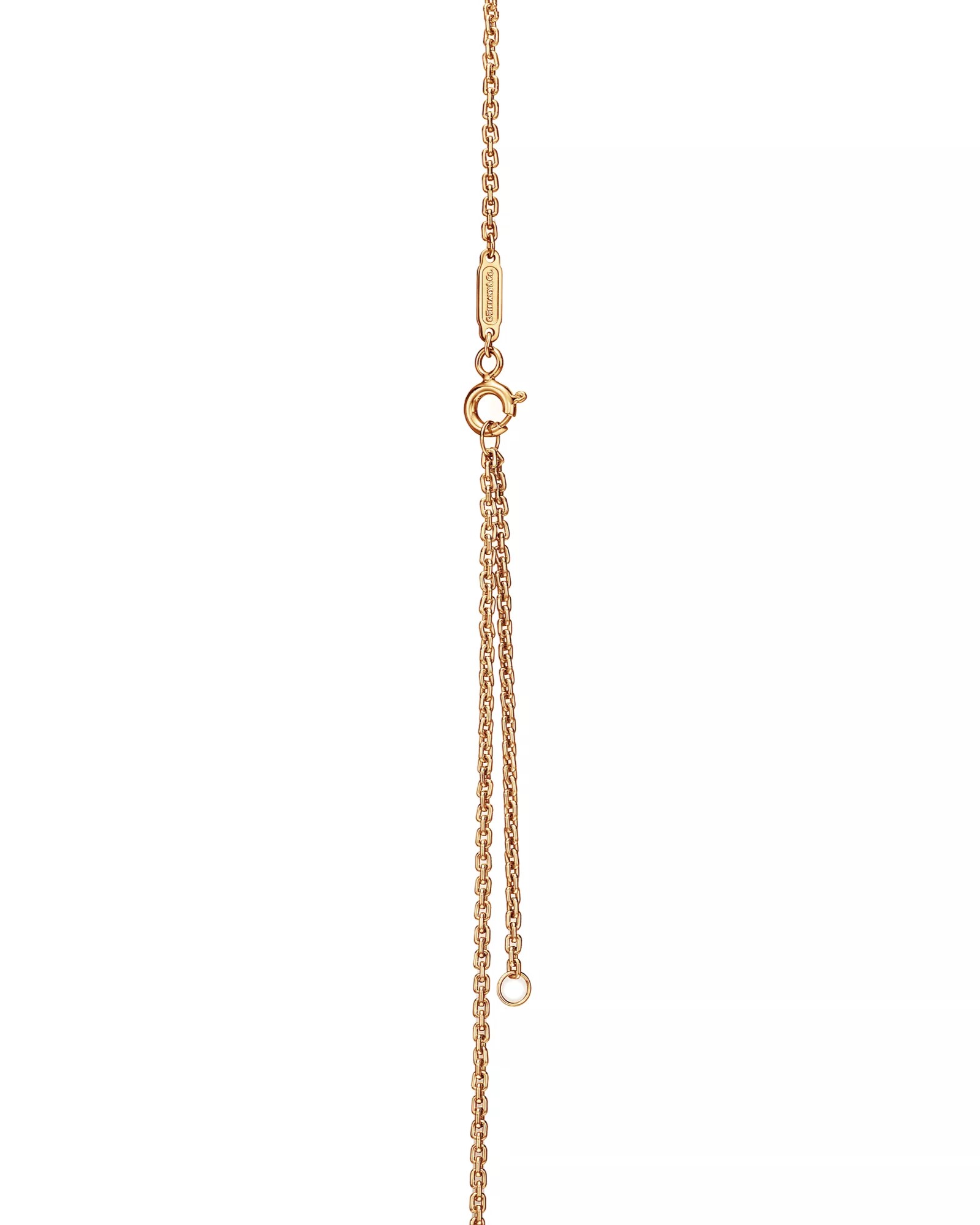 Dây chuyền Tiffany HardWear Small Double Link Pendant in Yellow Gold 1