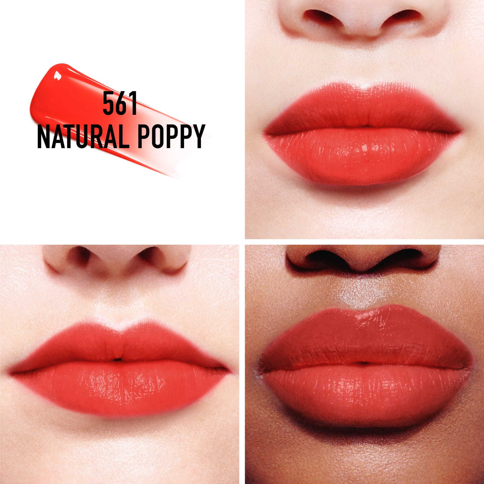 Son Dior Addict Lip Tint 561 Natural Poppy Màu Đỏ Cam 3
