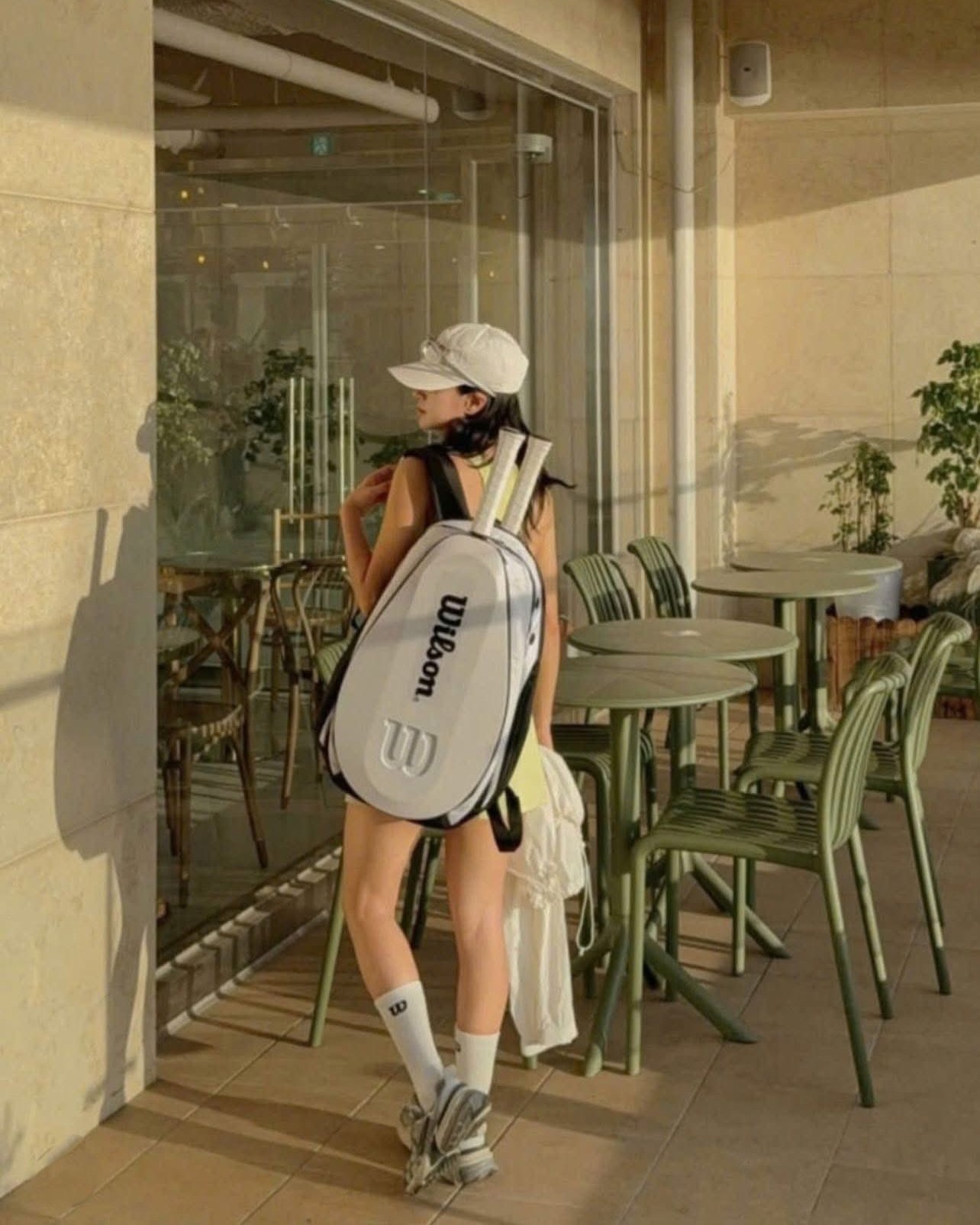 Balo Pickleball Wilson Shield Backpack White W251006TBP12 7