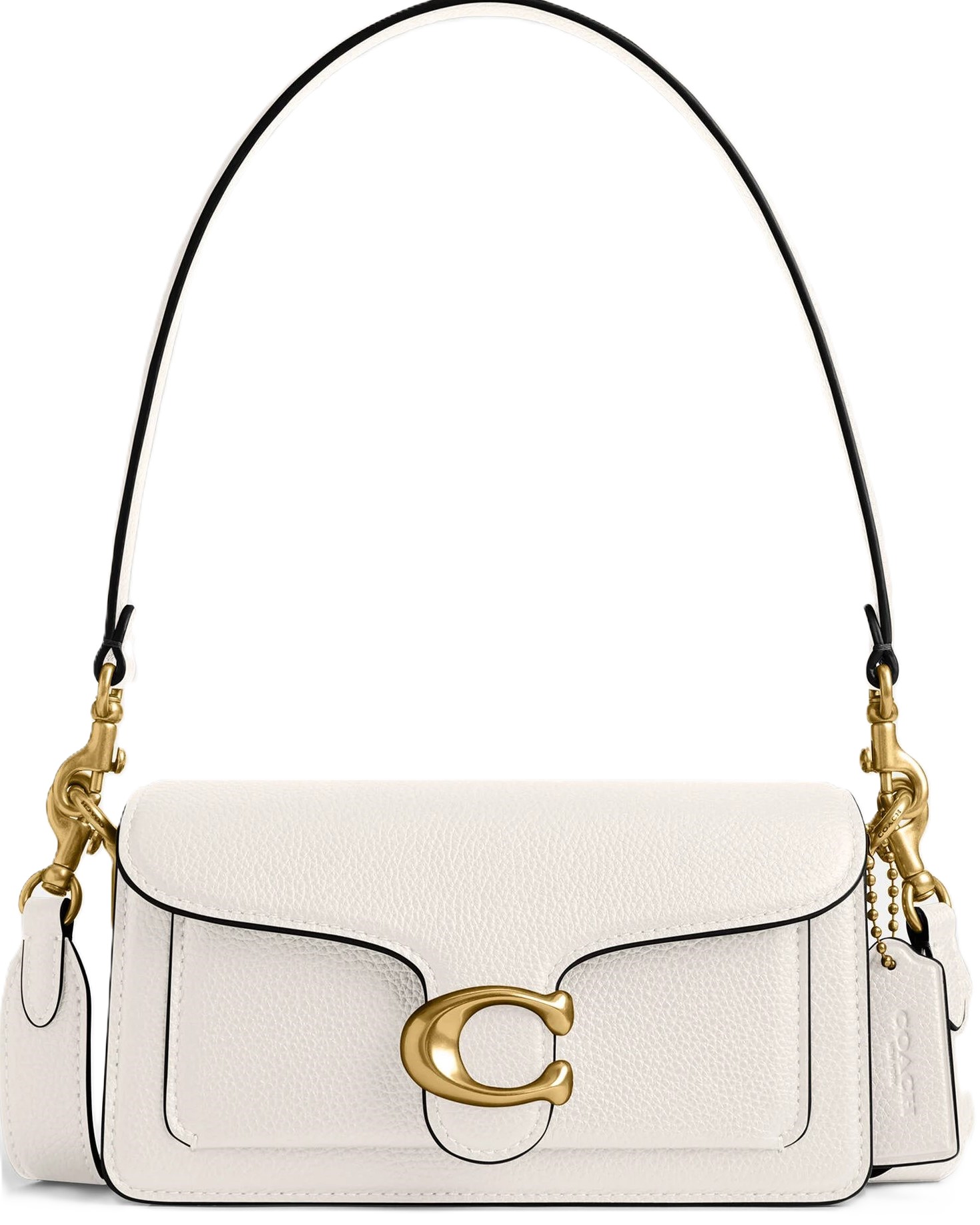 Túi Coach Polished Pebble Leather Tabby Shoulder Bag 20 Refresh White CY201 9