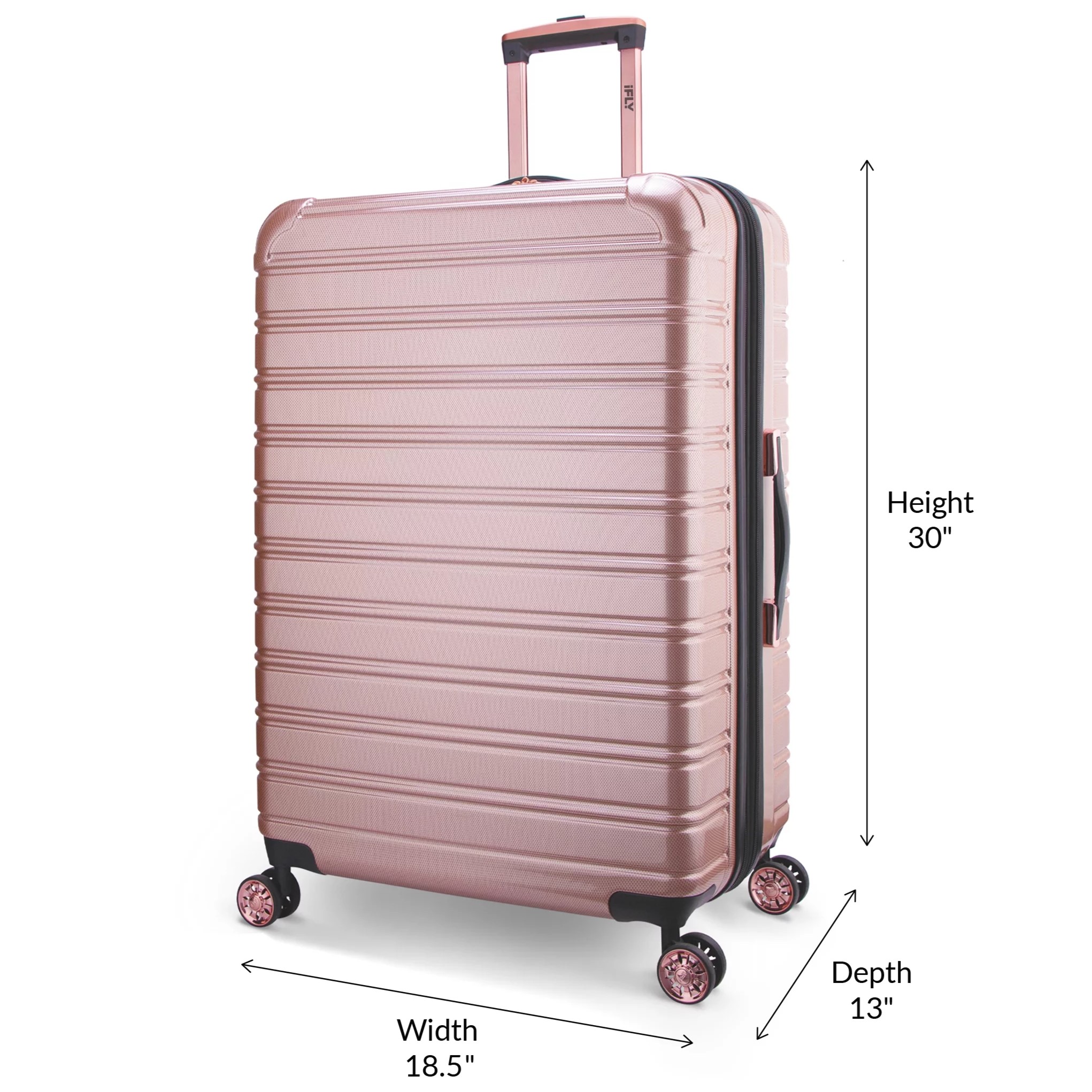 VALI DU LỊCH IFLY HARDSIDE FIBERTECH ROSE GOLD LUGAGGE 15