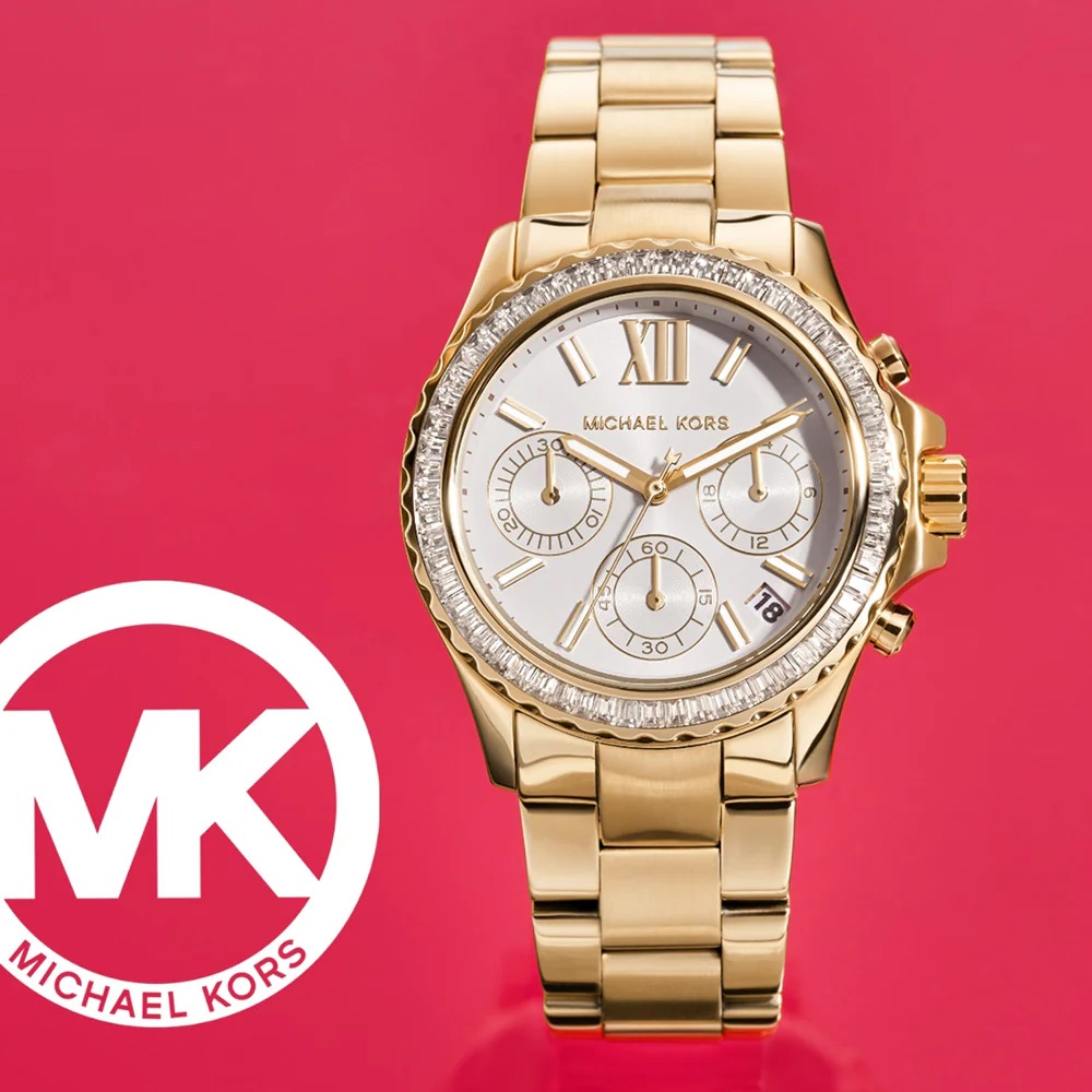 ĐỒNG HỒ NỮ MICHAEL KORS EVEREST CHRONOGRAPH GOLD TONE WATCH MK7212 1
