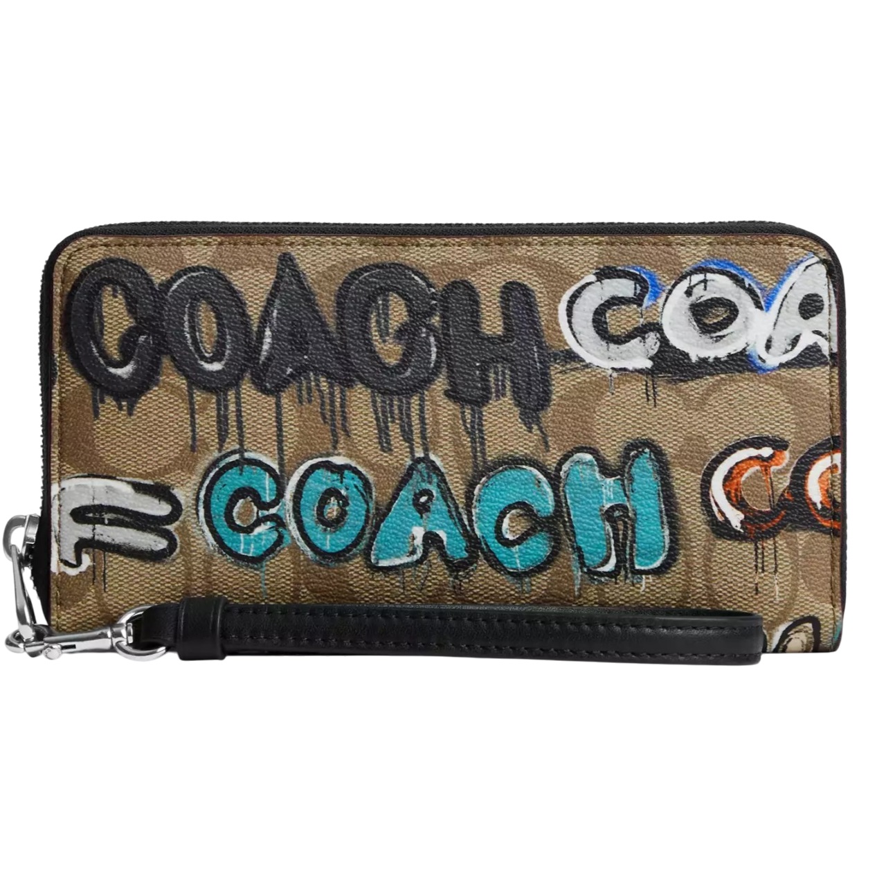 Ví nữ dài Coach X Mint Serf Long Zip Around Wallet In Signature Canvas CM837 2
