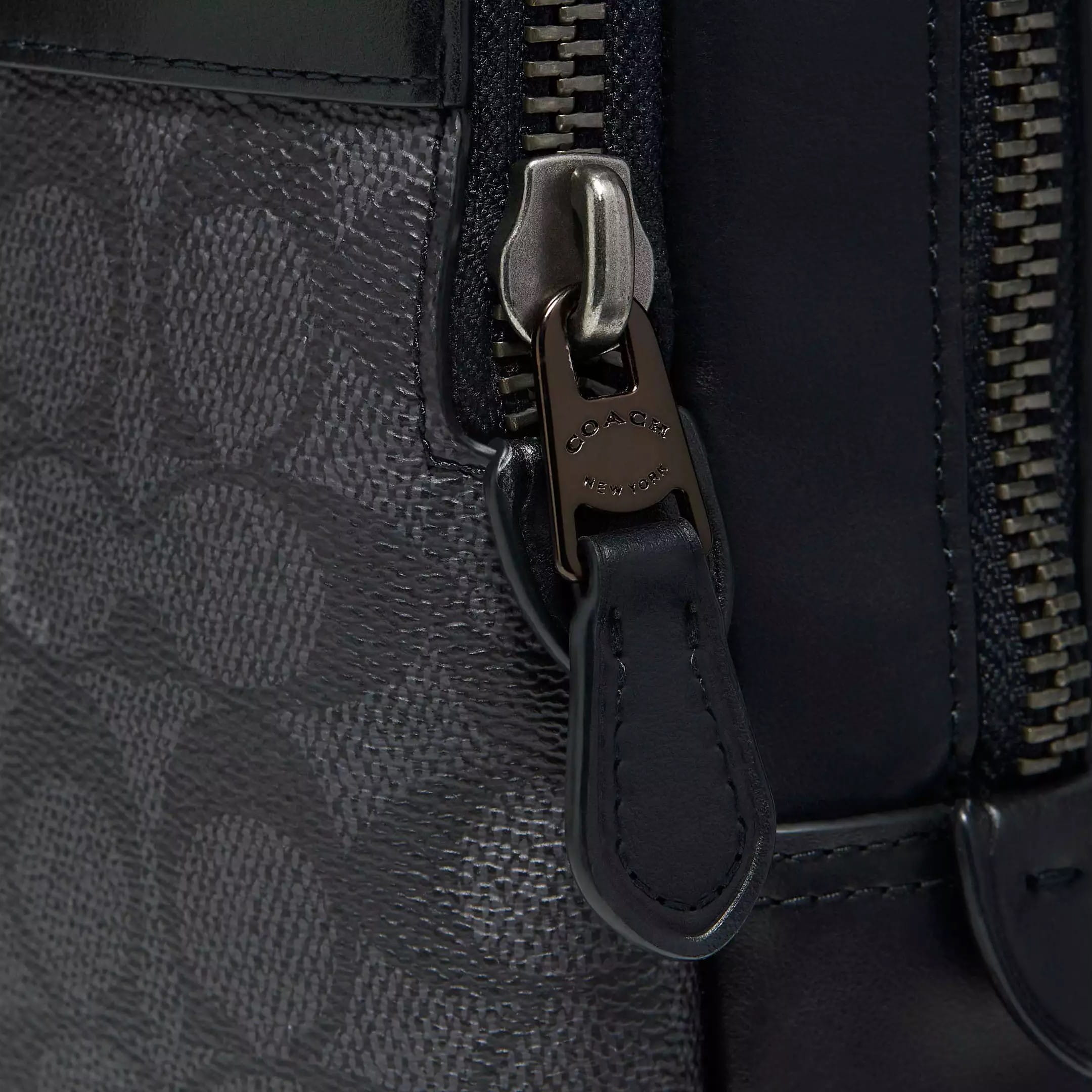 Túi đeo chéo Coach Gotham Pack In Signature Canvas Black Copper C5332 1