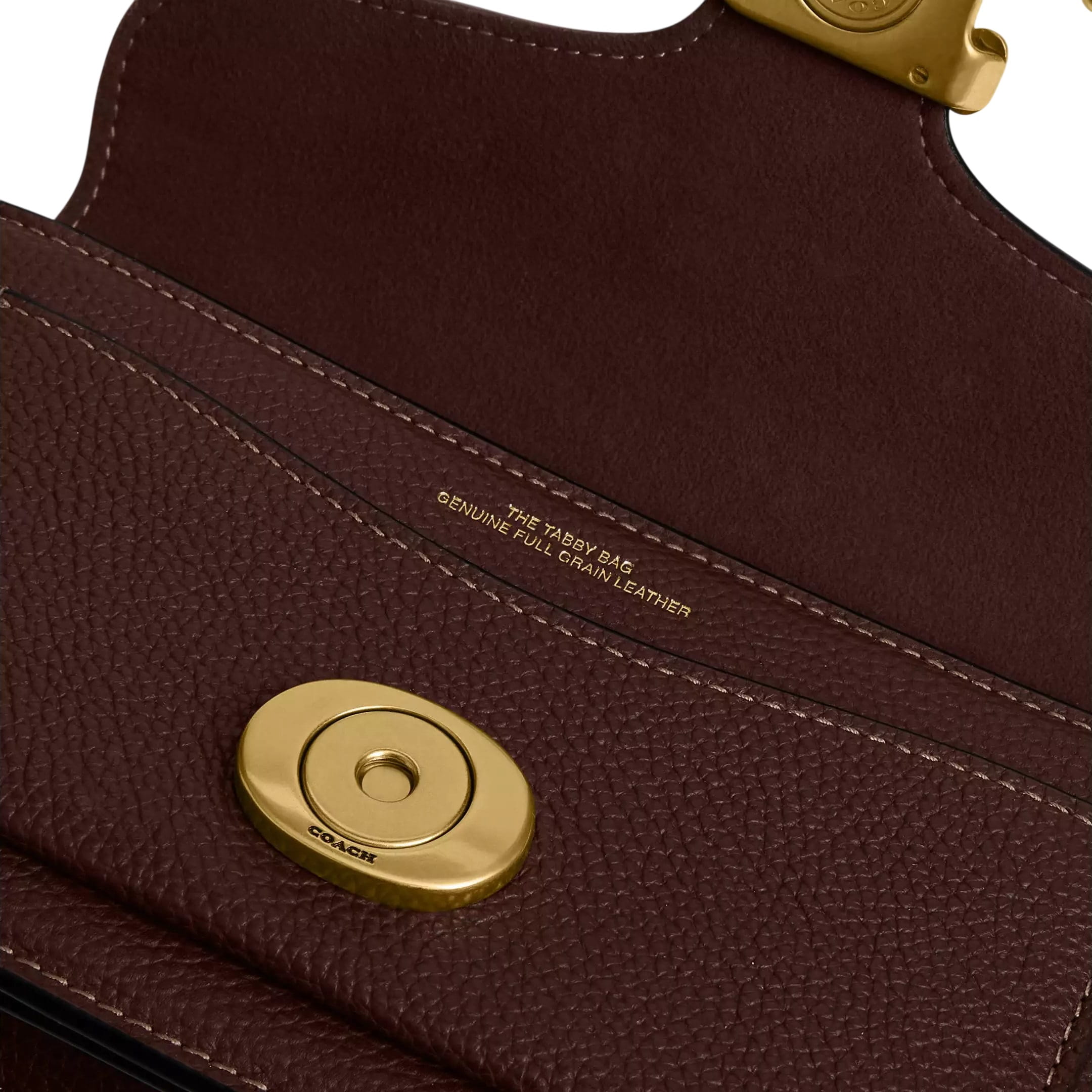 Túi cầm tay Coach Tabby Chain Crossbody Bag 19 Maple CBF14 6