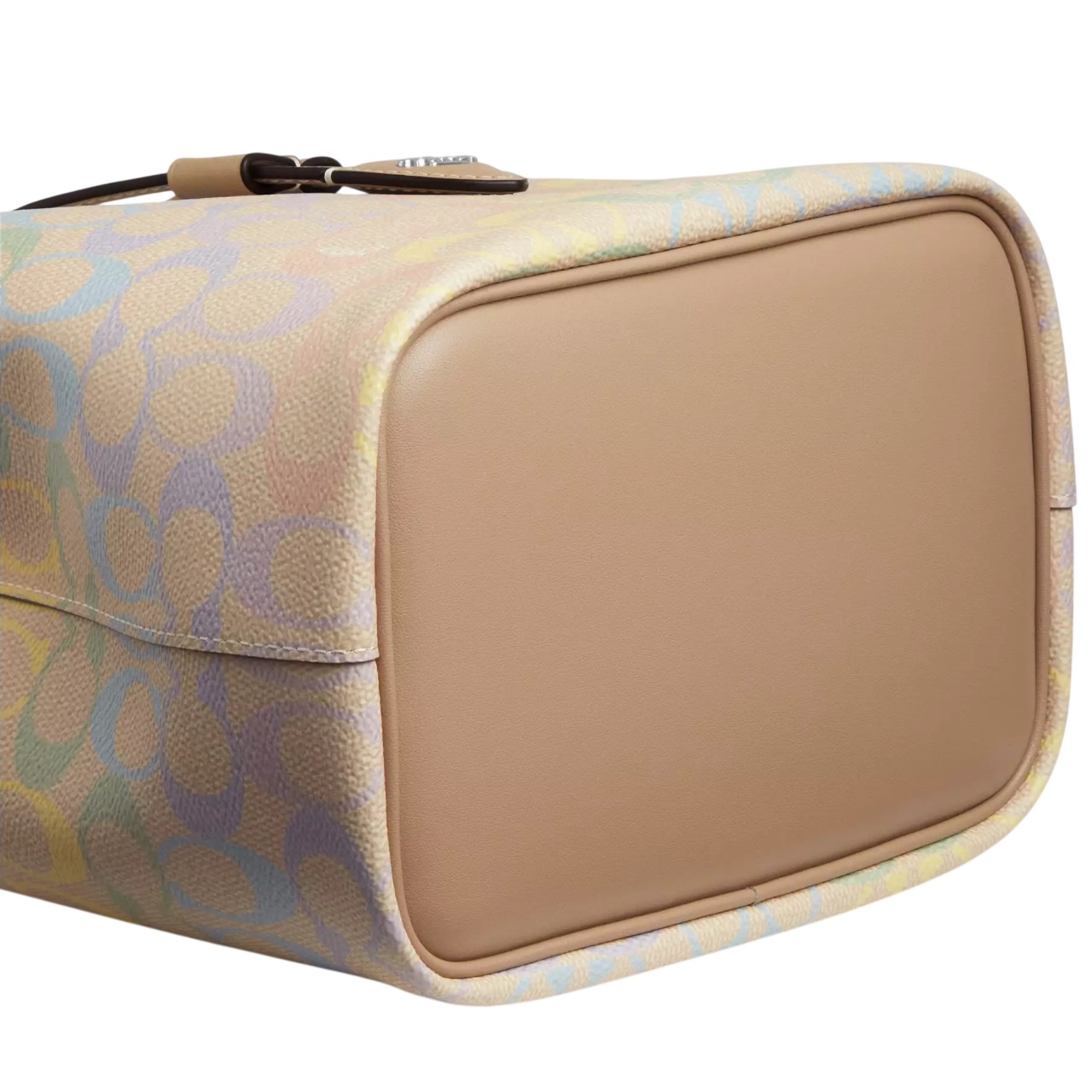 Túi Coach Rowan Bucket Bag In Rainbow Signature Canvas Sand Multi CDA92 5