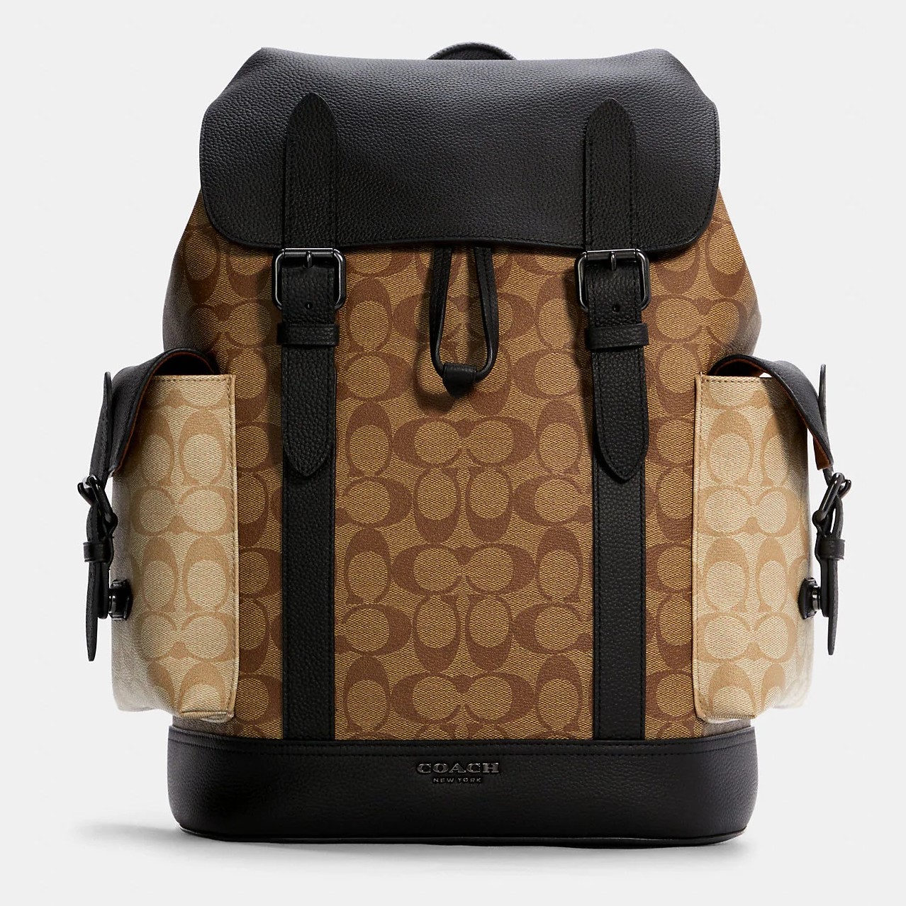 BALO COACH NAM HUDSON BACKPACK IN BLOCKED SIGNATURE CANVAS C6081 4