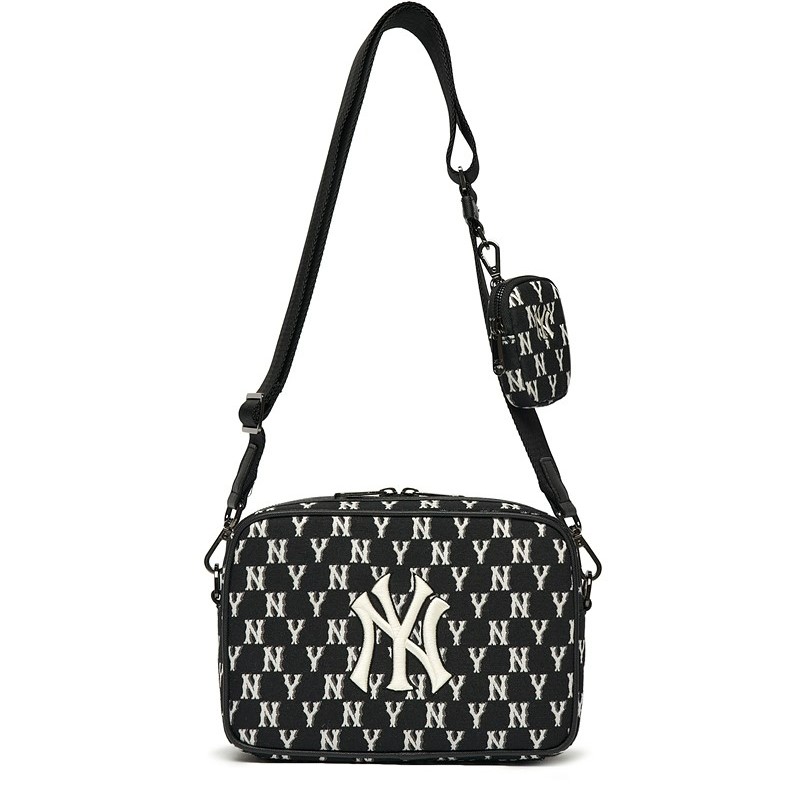 Túi MLB NY màu xanh Mini Monogram Crossbag New York Yankees LBlue