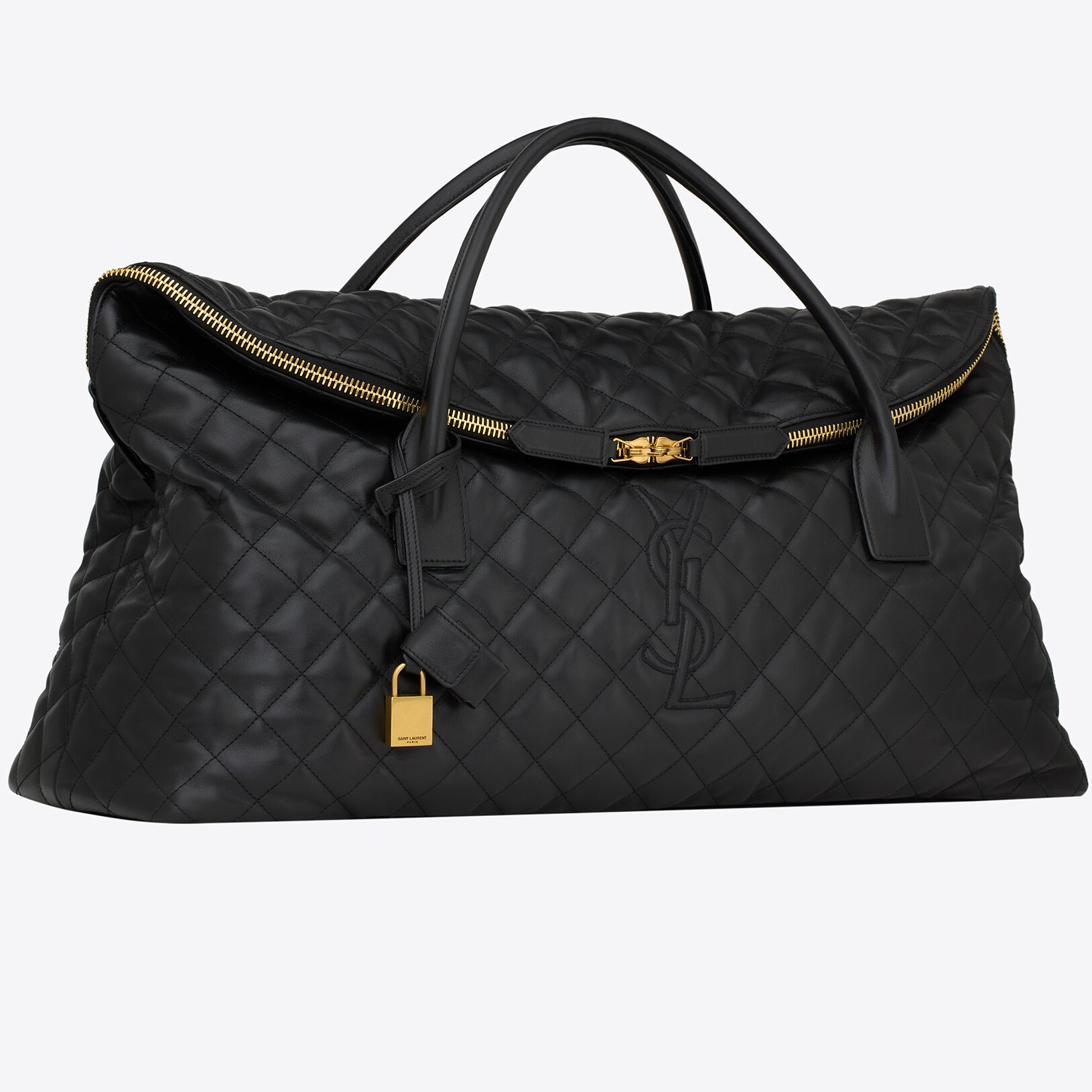 TÚI XÁCH DU LỊCH YSL ES GIANT TRAVEL BAG IN QUILTED LEATHER 4