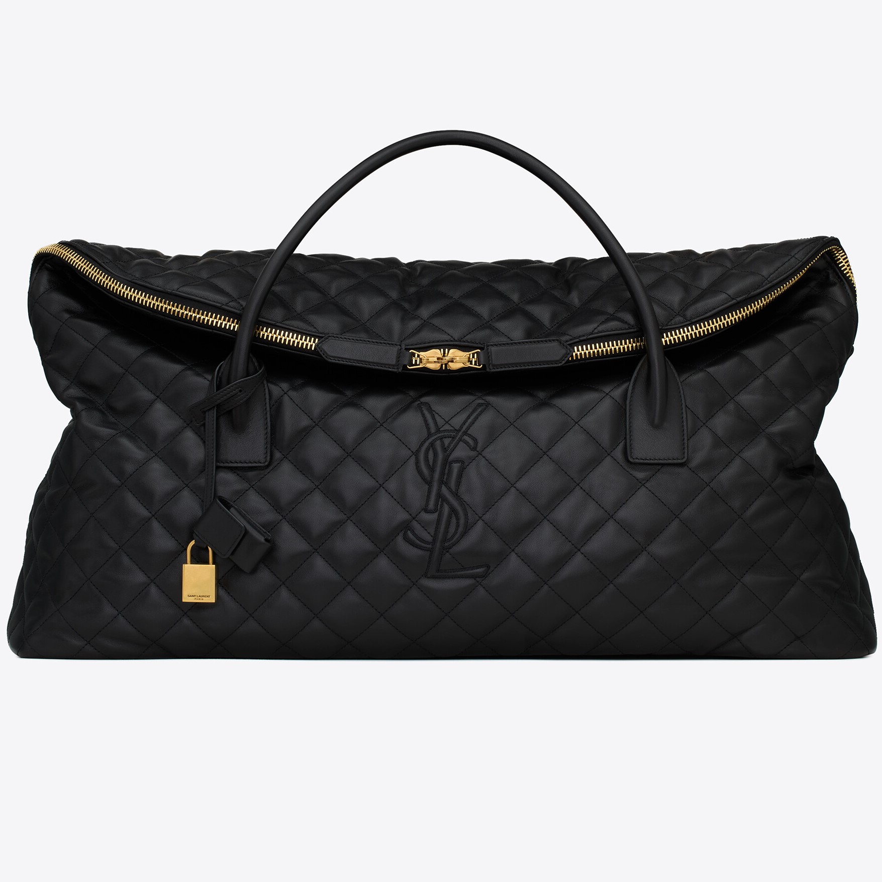 TÚI XÁCH DU LỊCH YSL ES GIANT TRAVEL BAG IN QUILTED LEATHER 10