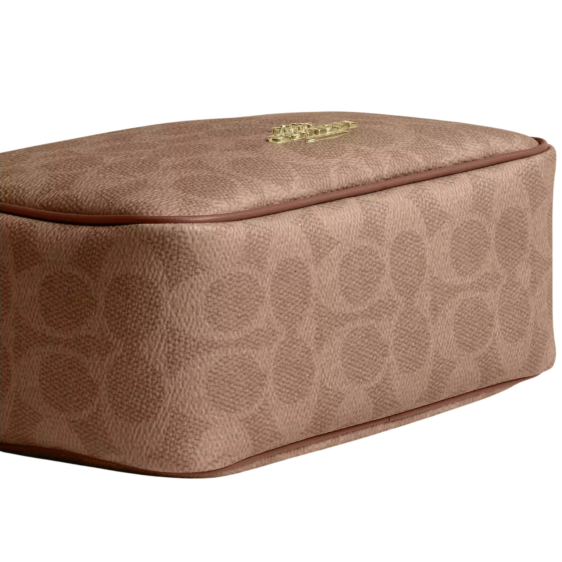 Túi Coach Mini Carey Crossbody Bag In Signature Canvas Brown CEK69 4