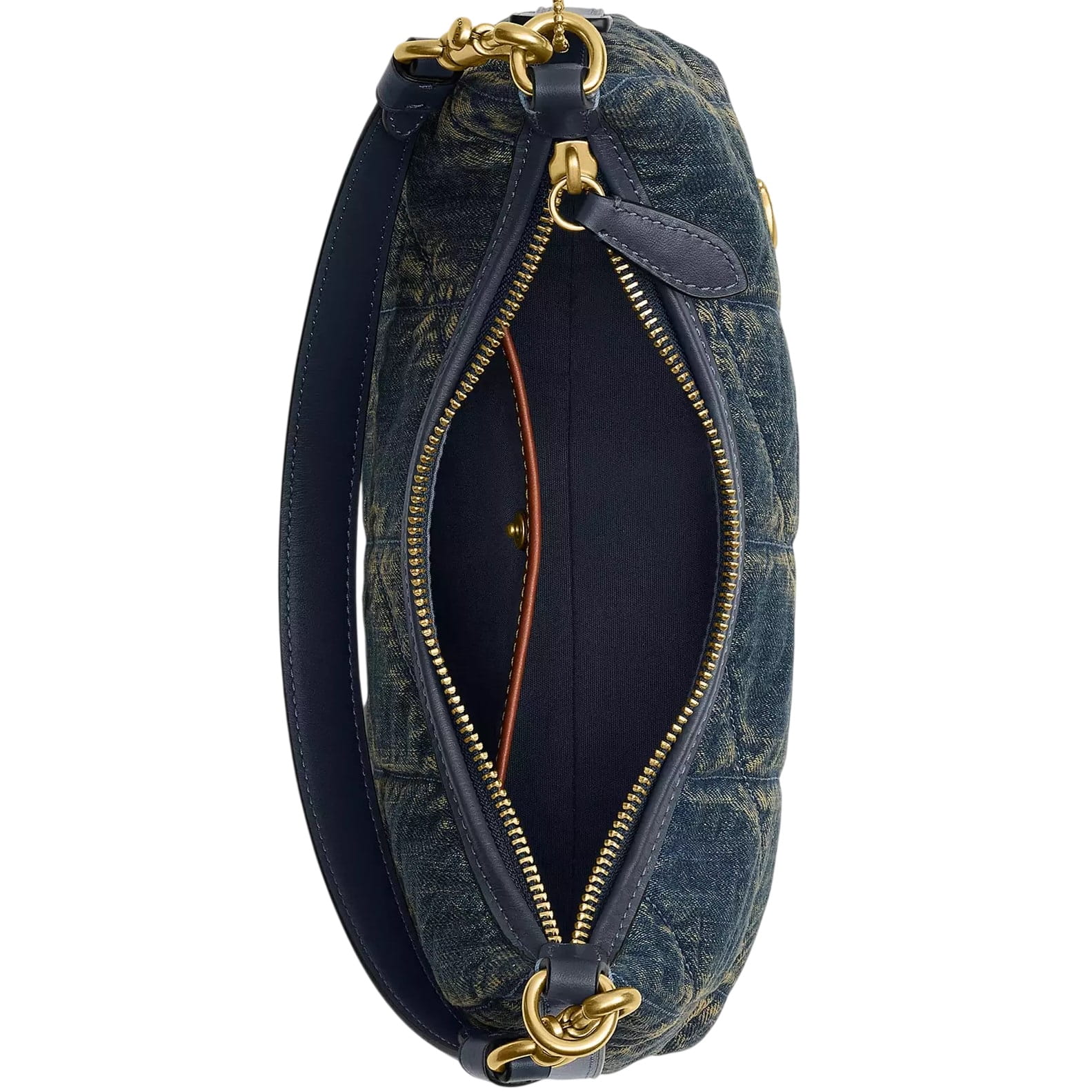Túi Coach Juliet Shoulder Bag 25 In Regenerative Cotton Denim With Quilting CDZ67 1