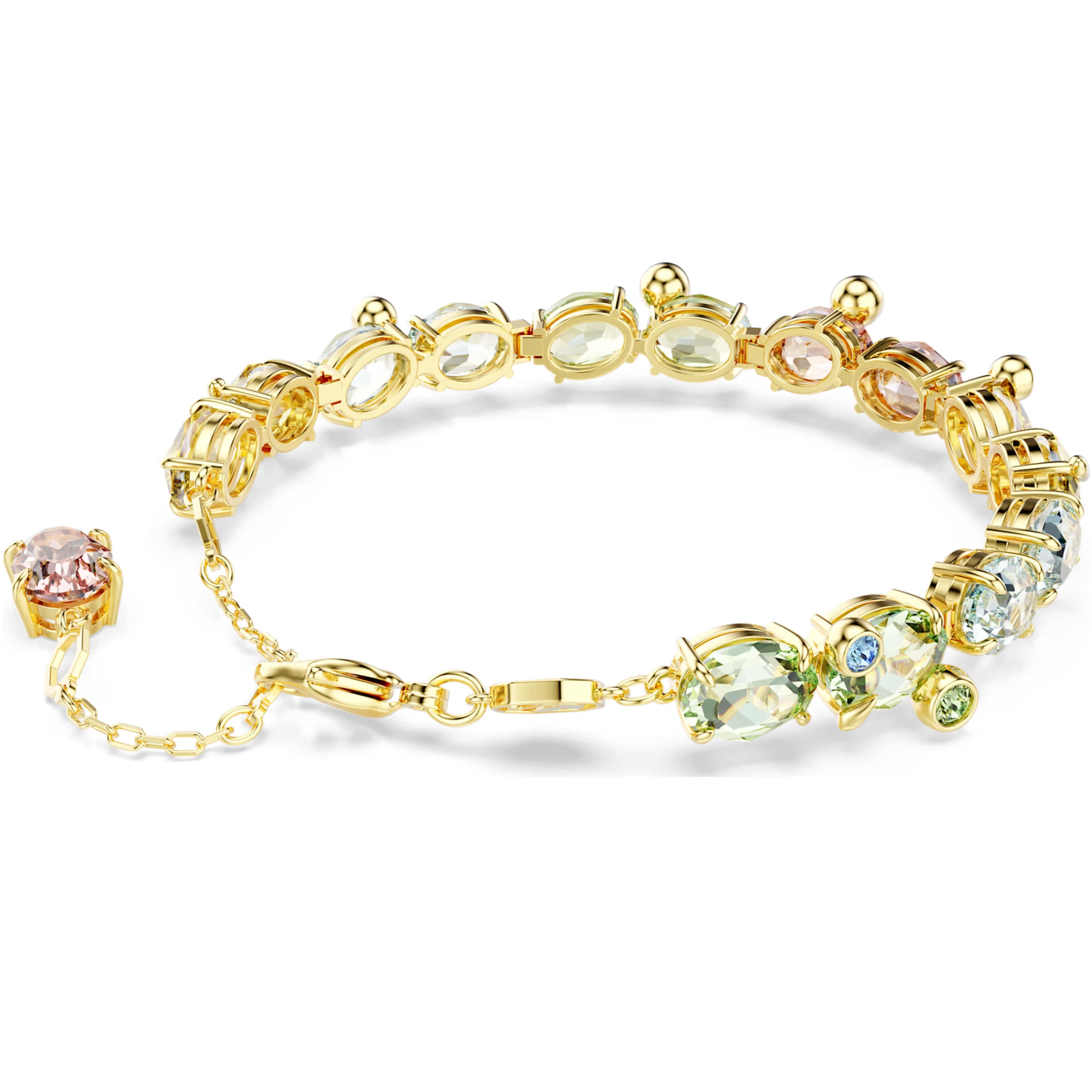 Vòng tay Swarovski Gema Bracelet Mixed Cuts Multicolored Gold-tone Plated 5705808 3