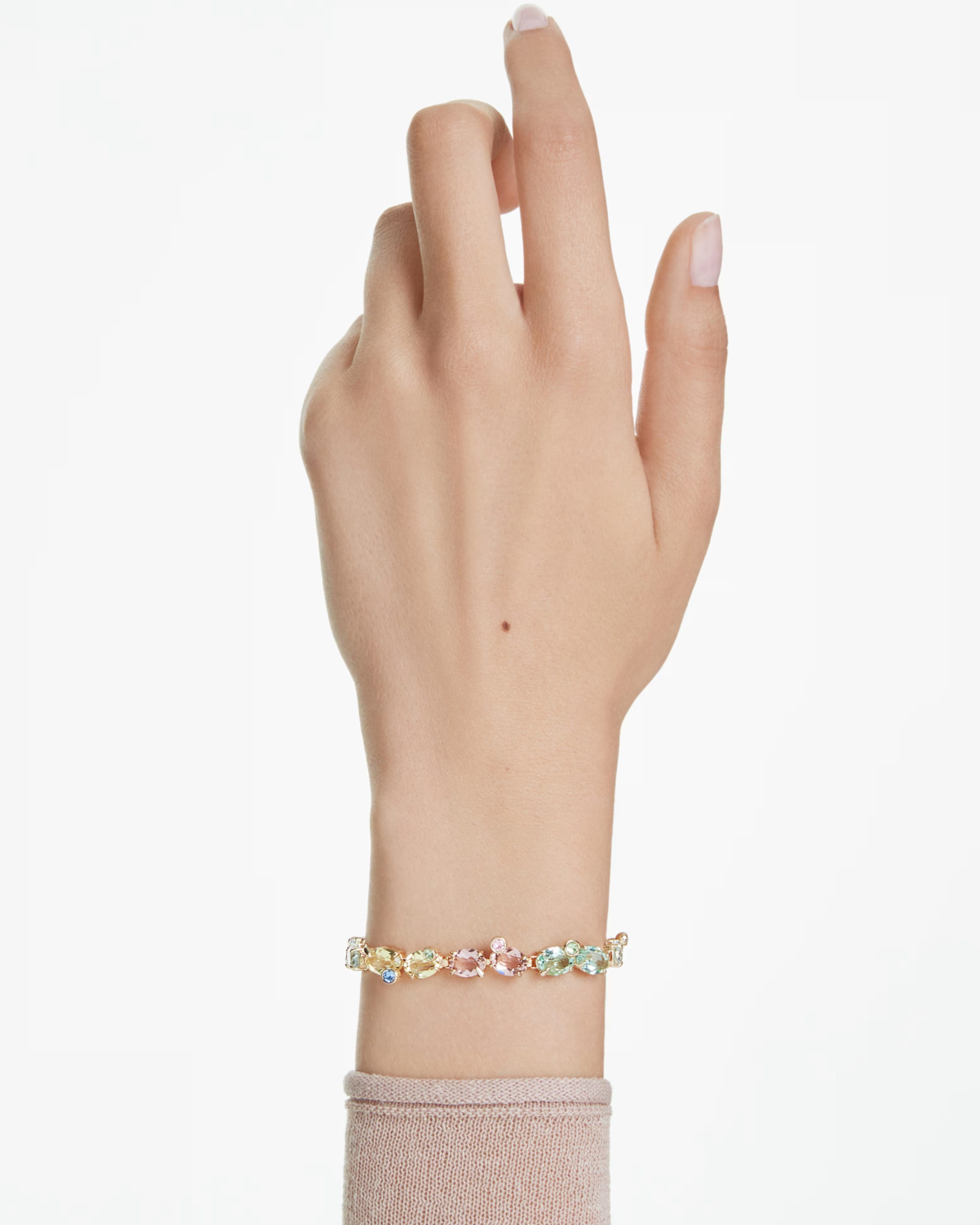 Vòng tay Swarovski Gema Bracelet Mixed Cuts Multicolored Gold-tone Plated 5705808 4