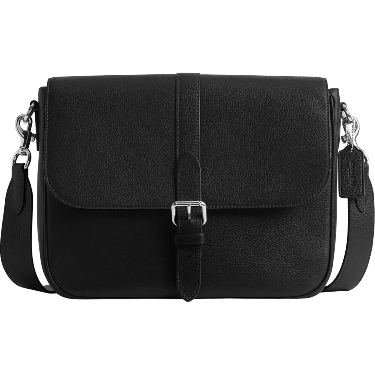 Túi đeo chéo Nam Coach Warner Messenger Bag Silver Black CW215 5
