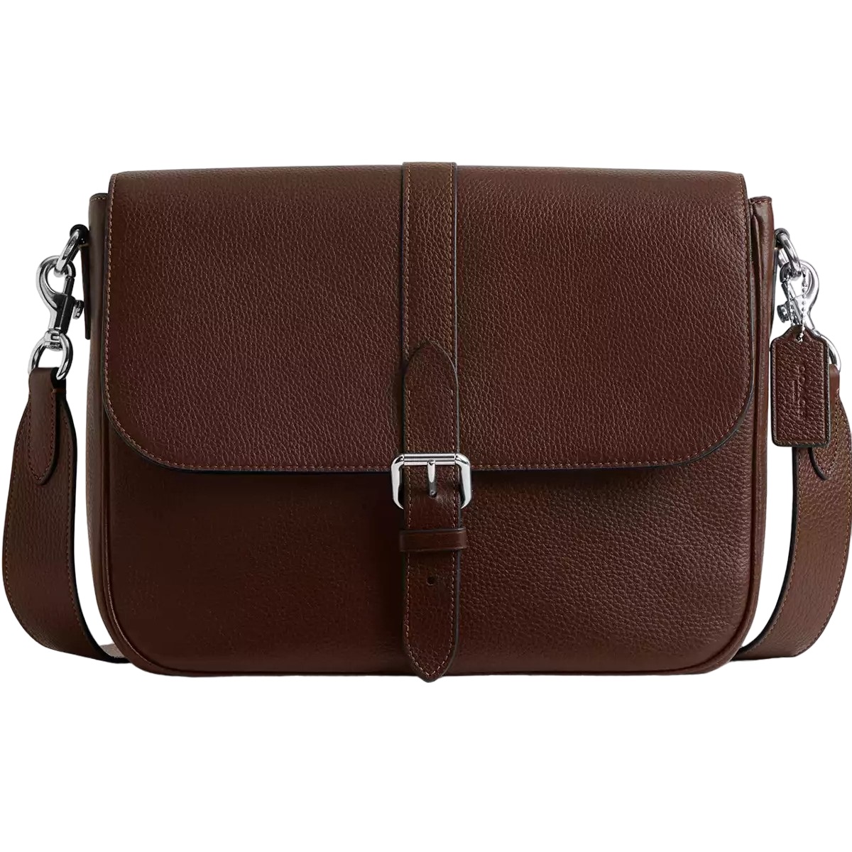 Túi xách Nam Coach Warner Messenger Bag Silver Maple CW215 4
