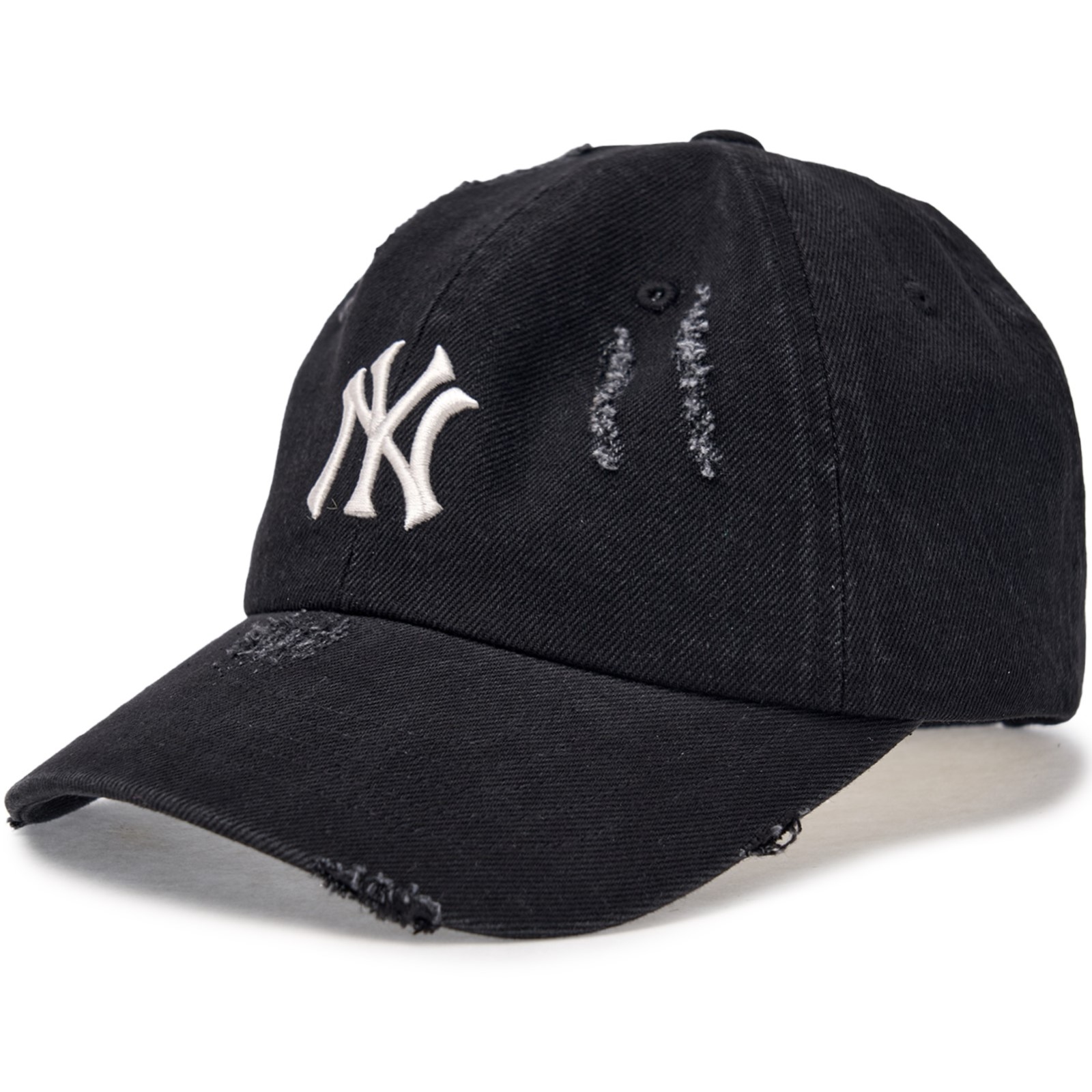 Mũ MLB Damaged Washed Denim Unstructured Ball Cap New York Yankees 3ACPVD34N-50BKS 1