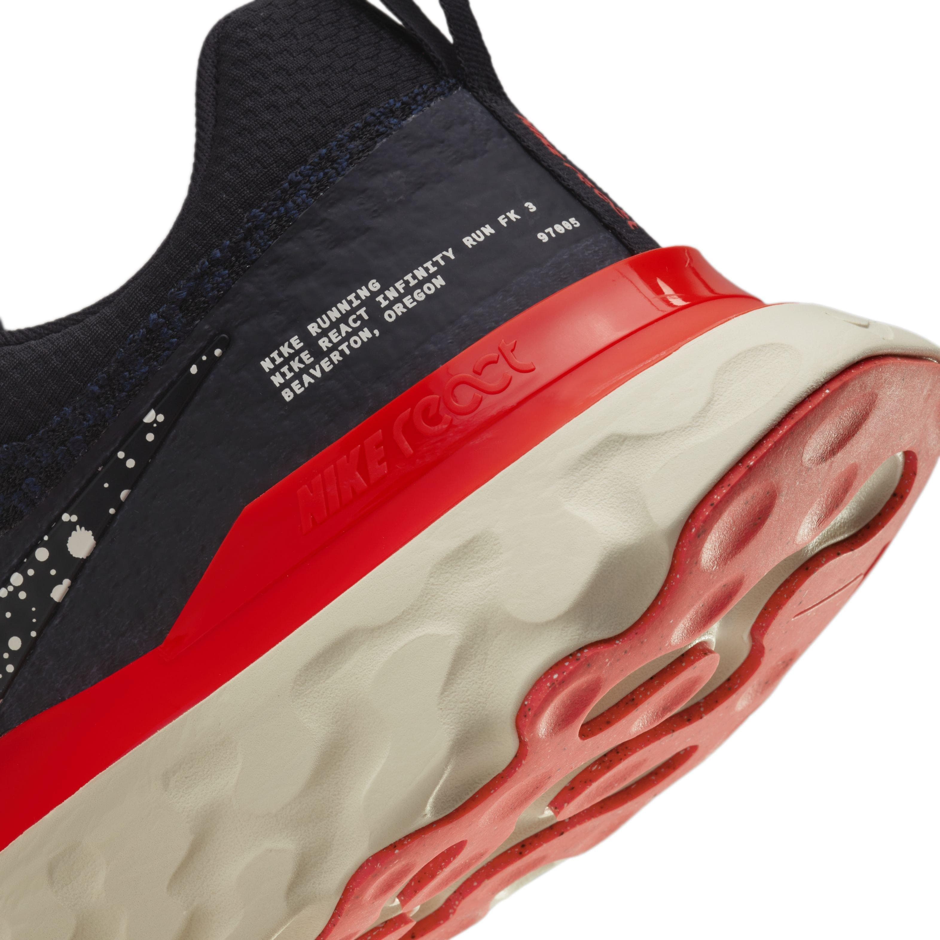 GIÀY NIKE NAM REACT INFINITY 3 BLACK OBSIDIAN BRIGHT CRIMSON MENS ROAD RUNNING SHOES DZ3014-002 6