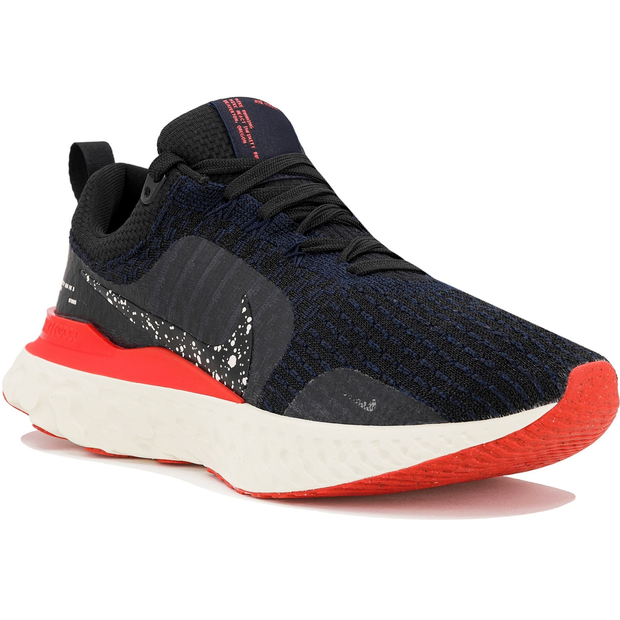 GIÀY NIKE NAM REACT INFINITY 3 BLACK OBSIDIAN BRIGHT CRIMSON MENS ROAD RUNNING SHOES DZ3014-002 8