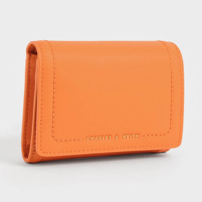 VÍ CHARLES KEITH SONNET SNAP BUTTON SMALL WALLET 1