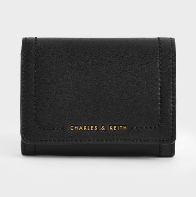 VÍ CHARLES KEITH SONNET SNAP BUTTON SMALL WALLET 14