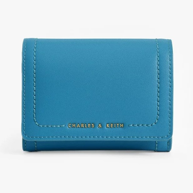 VÍ CHARLES KEITH SONNET SNAP BUTTON SMALL WALLET 21