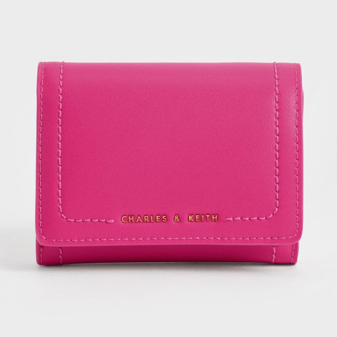 VÍ CHARLES KEITH SONNET SNAP BUTTON SMALL WALLET 27