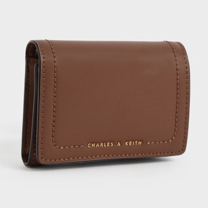 VÍ CHARLES KEITH SONNET SNAP BUTTON SMALL WALLET 28